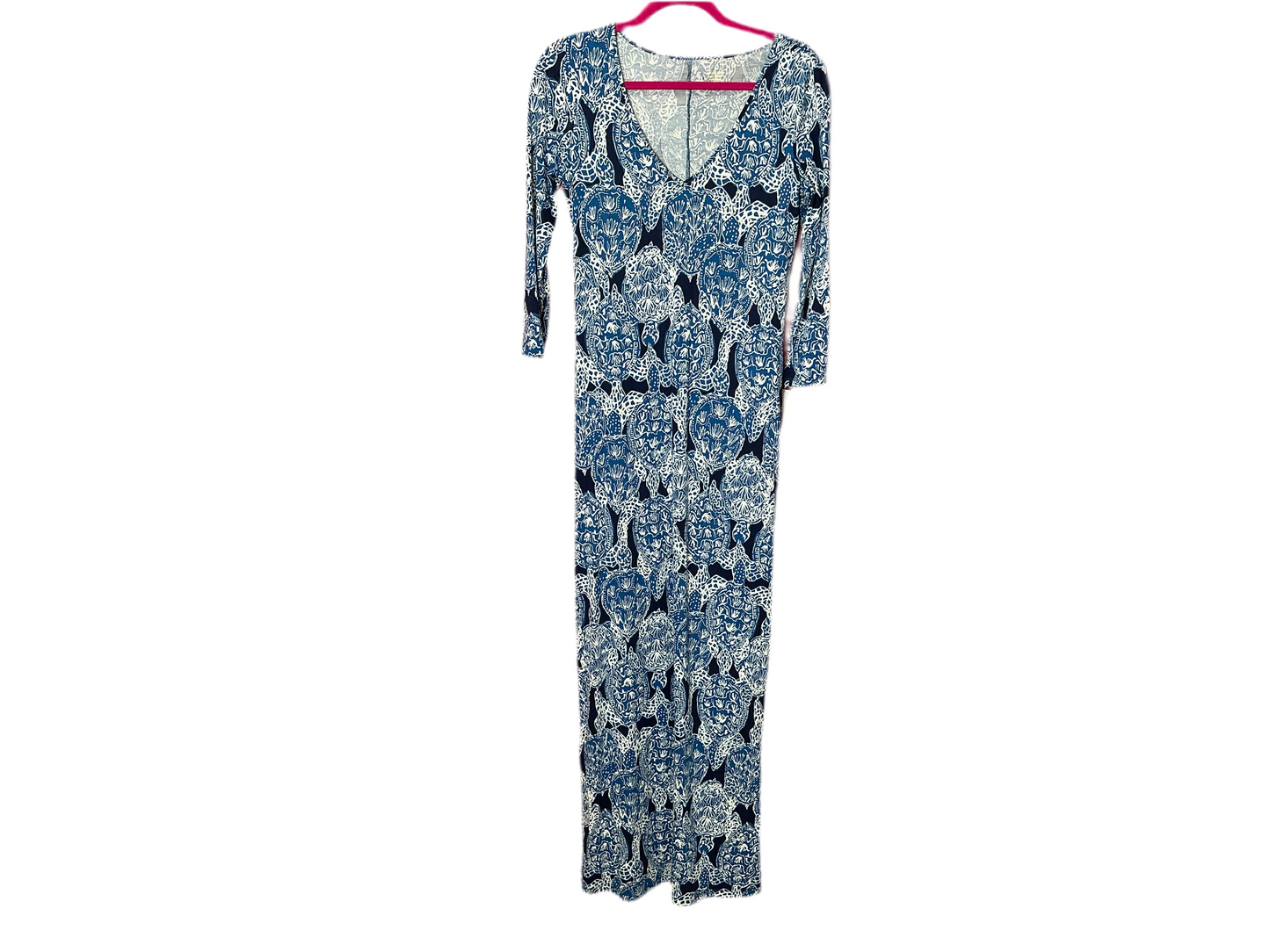 Lilly Pulitzer Anissa Turtle Print Maxi Size S