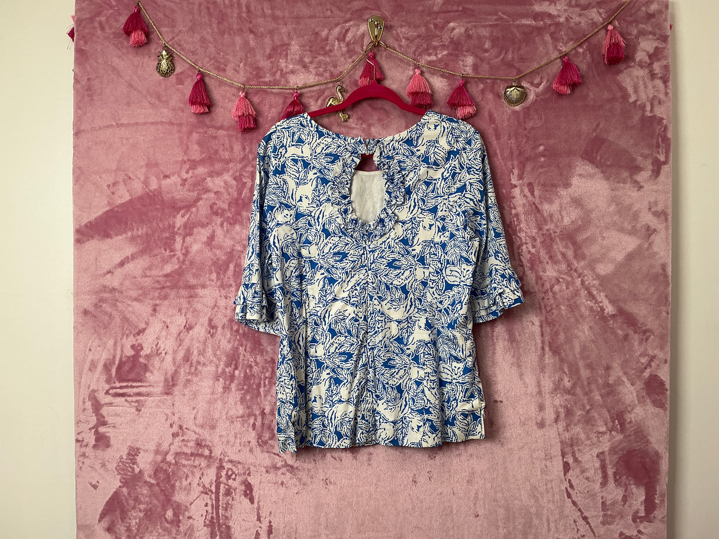 Lilly Pulitzer Long Sleeve Top - Size 14