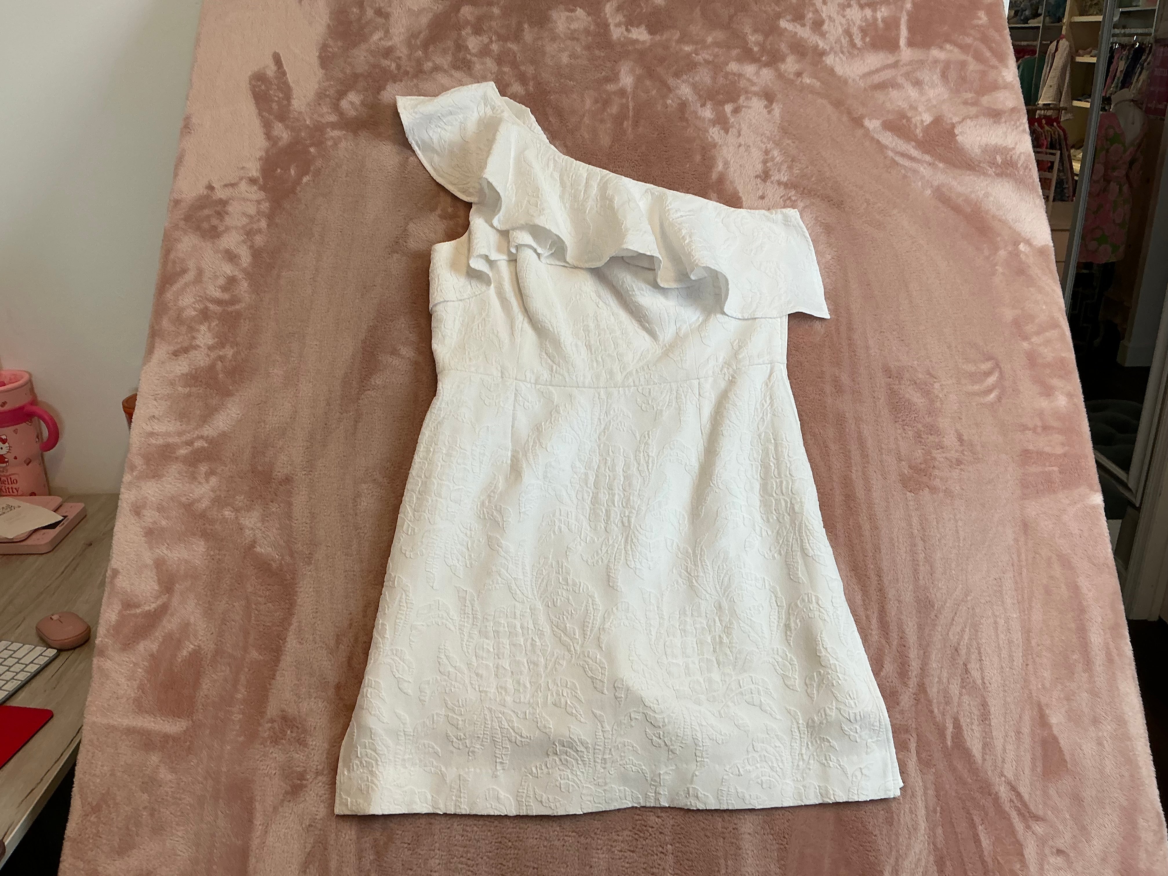 Lilly Pulitzer NWT Kipton romper resort white pineapple pucker - Size 14