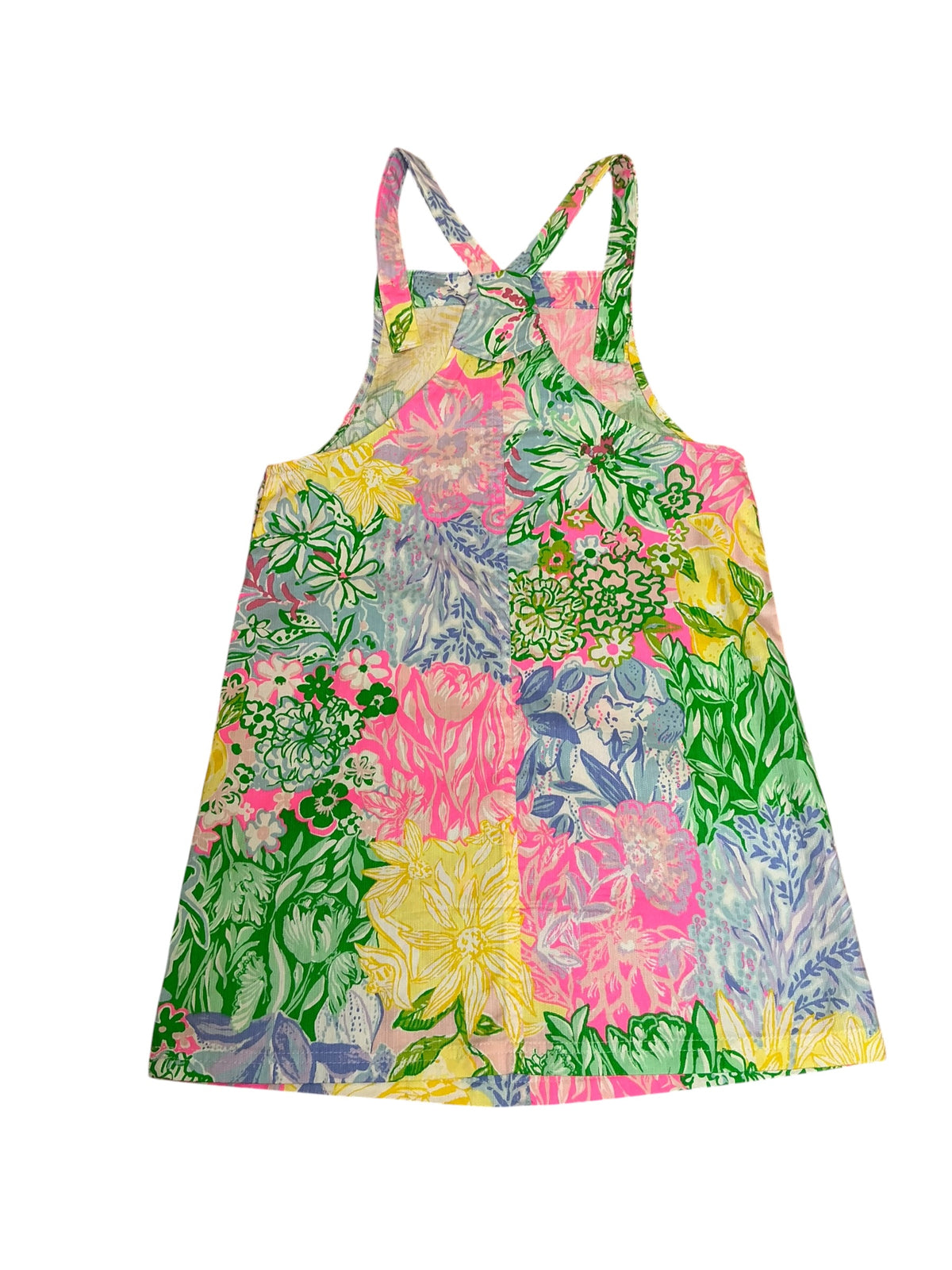 Lilly Pulitzer NWT Varney Overall Dress Multi Bright Delight Patch - Size 14