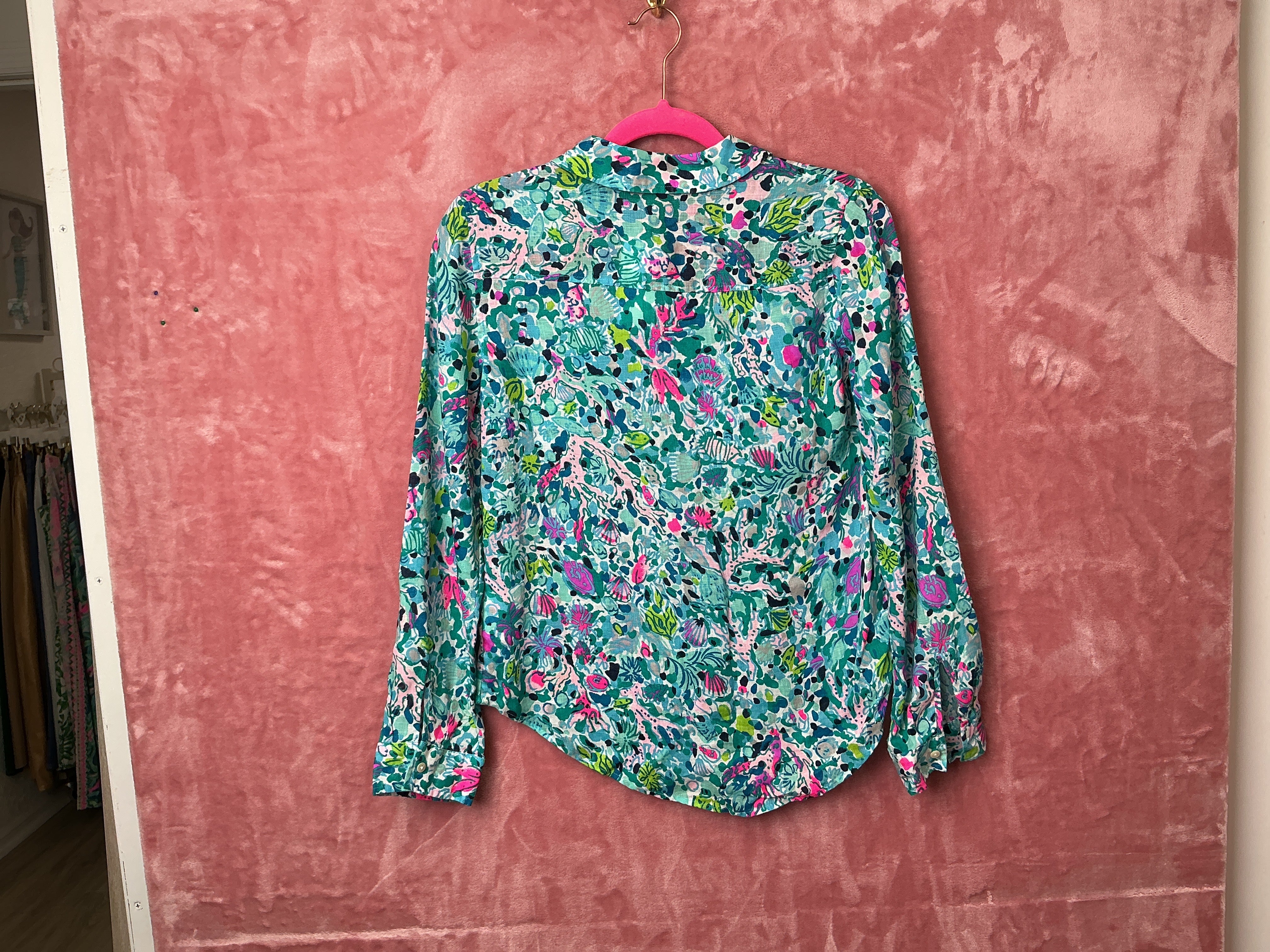 Lilly Pulitzer Long Sleeve Top - Size XS
