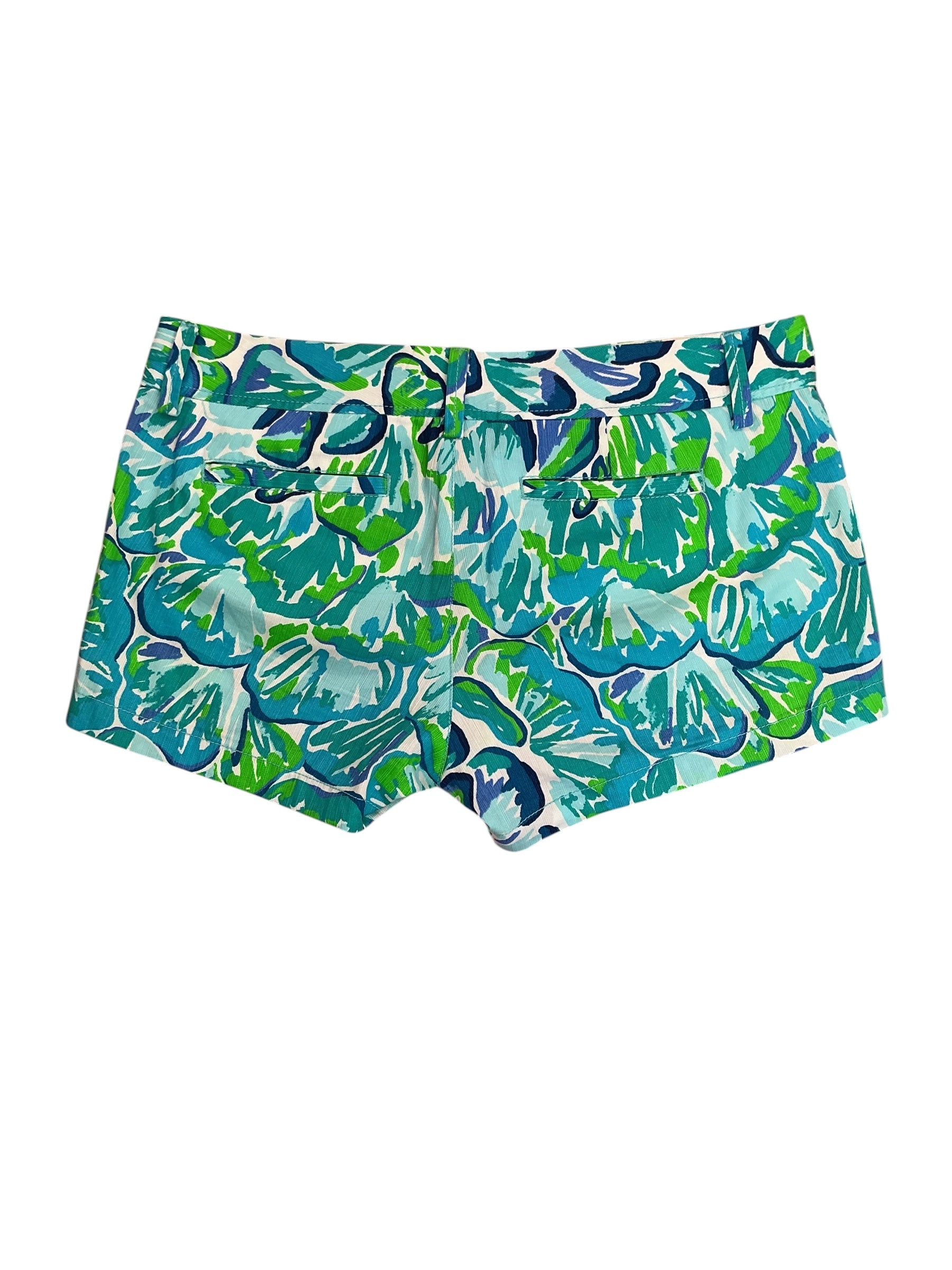 Lilly Pulitzer The Walsh Shorts Agate Green Lazy River - Size 10