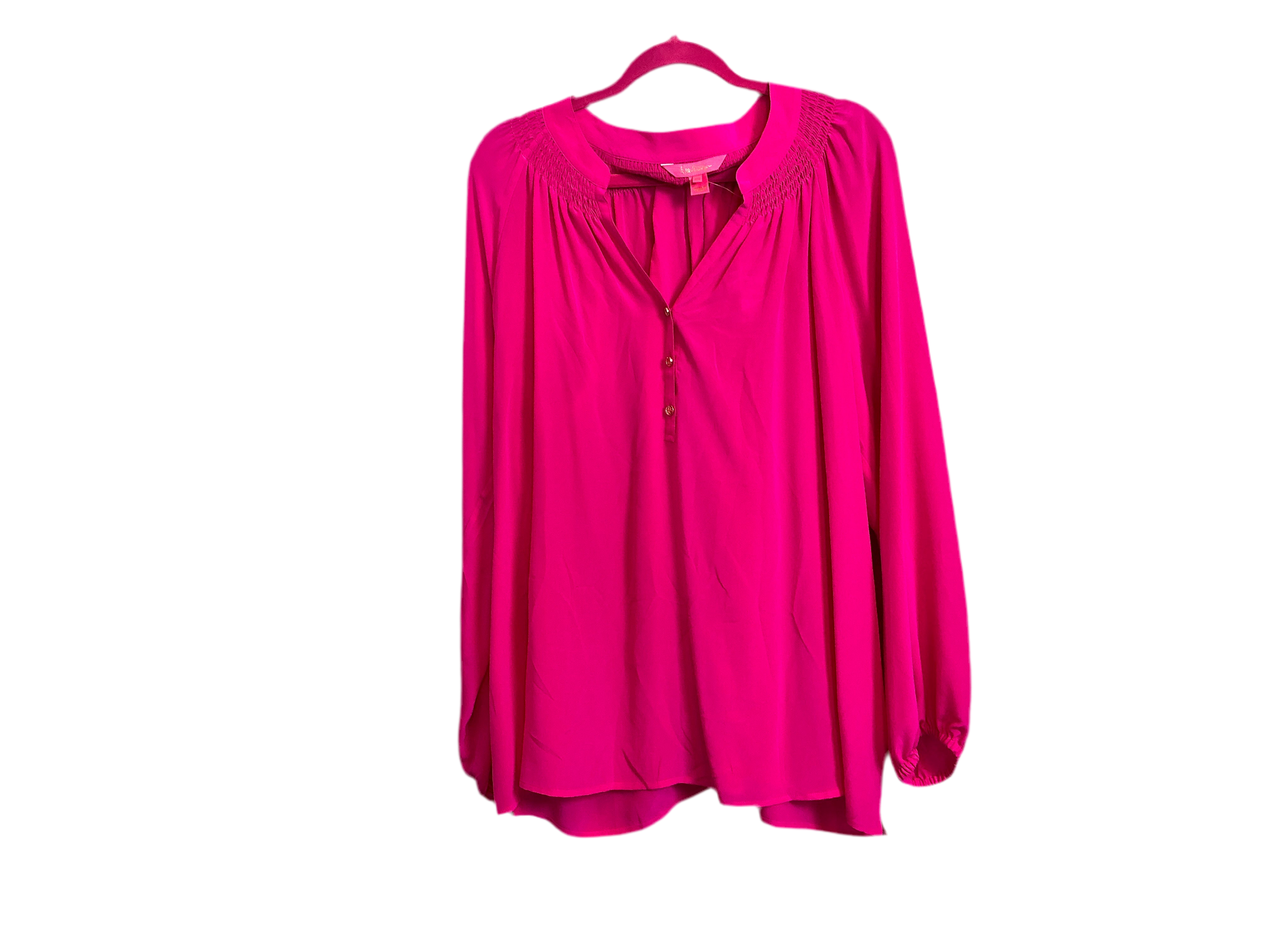 Lilly Pulitzer NWT Elsa Top Pink Palms - Size XXL