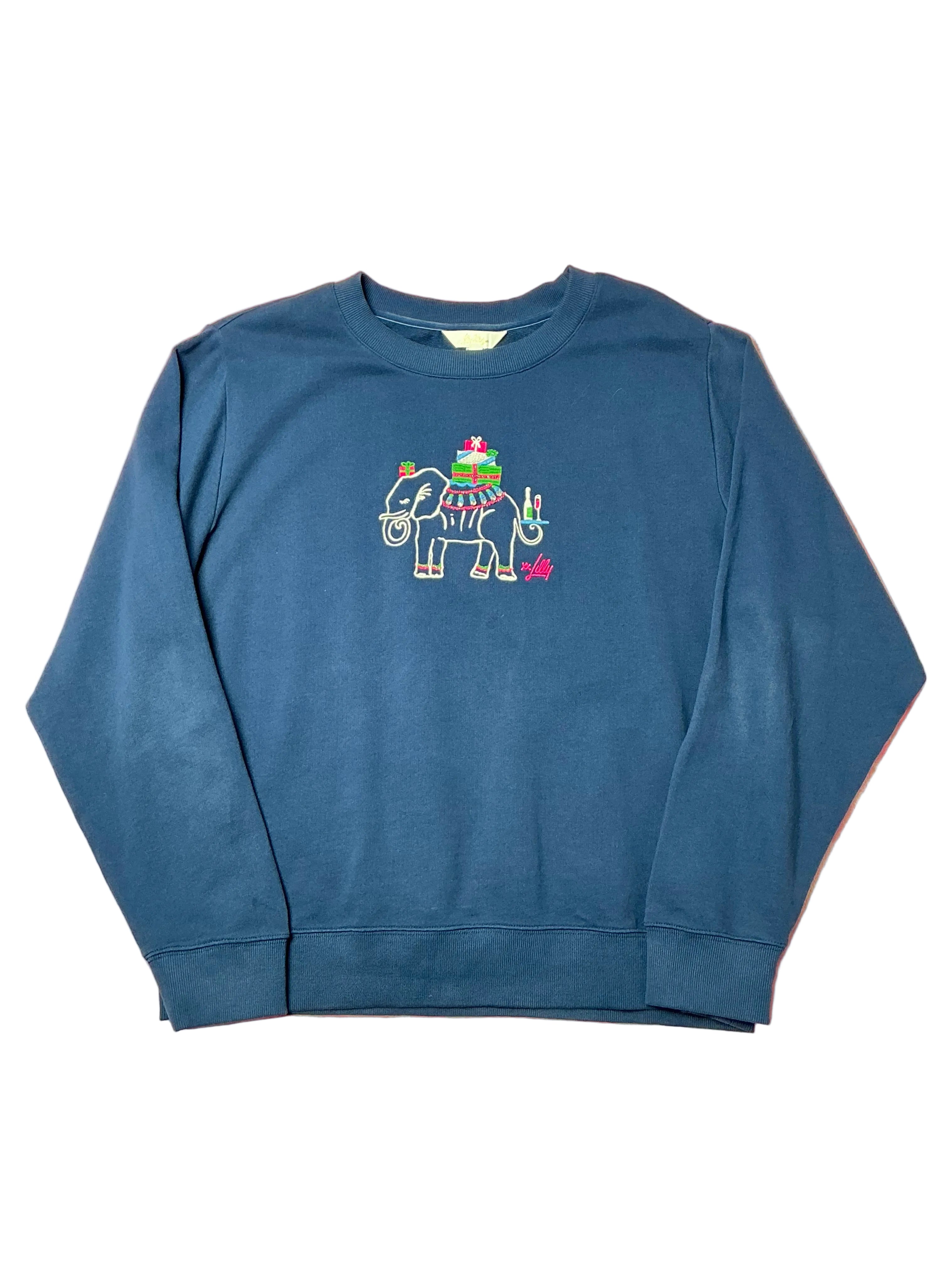 Lilly Pulitzer Ballad Sweatshirt - Low Tide Navy - Size L