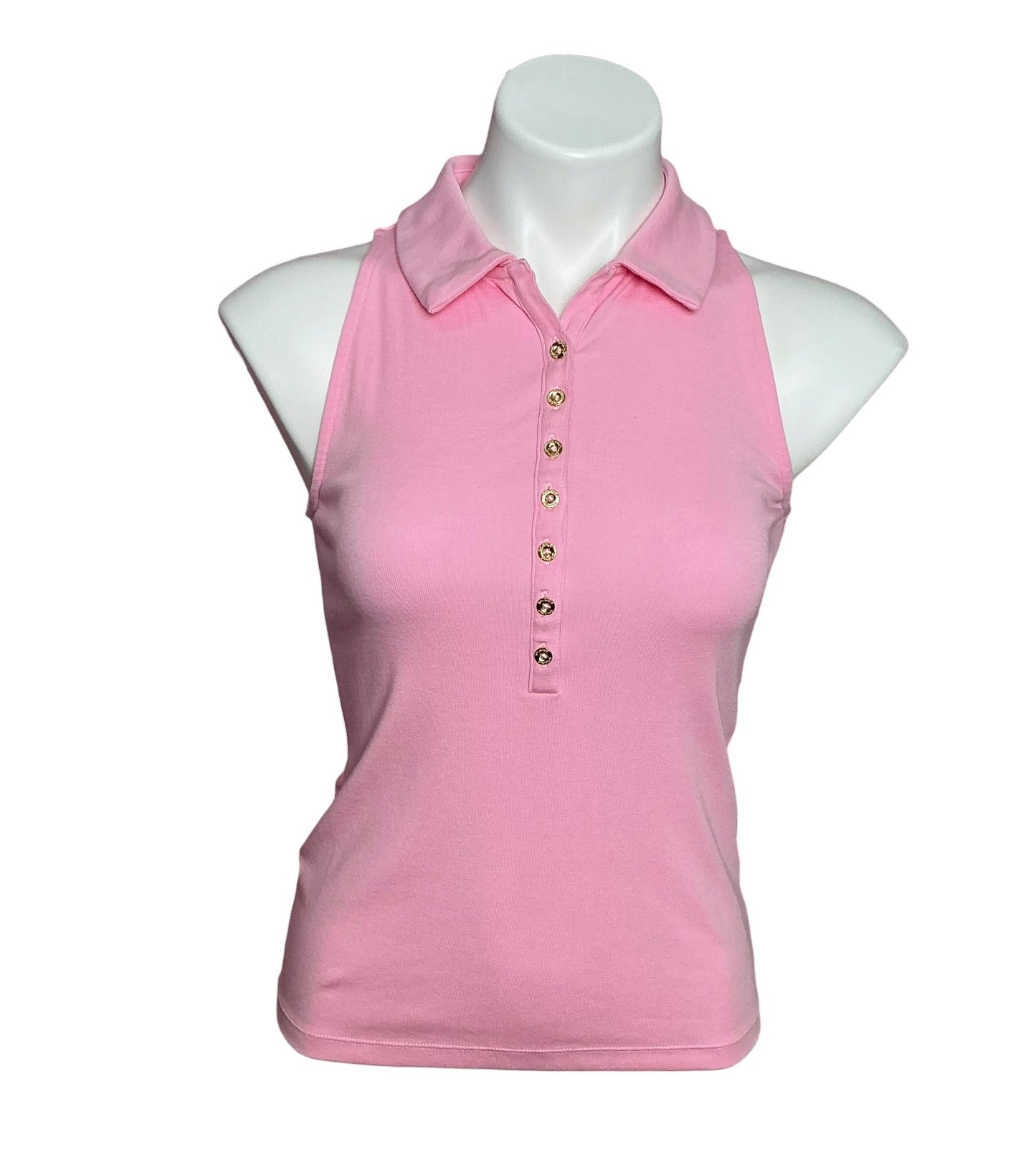 Lilly Pulitzer Reema Sleeveless Top Peony Pink - Size XS