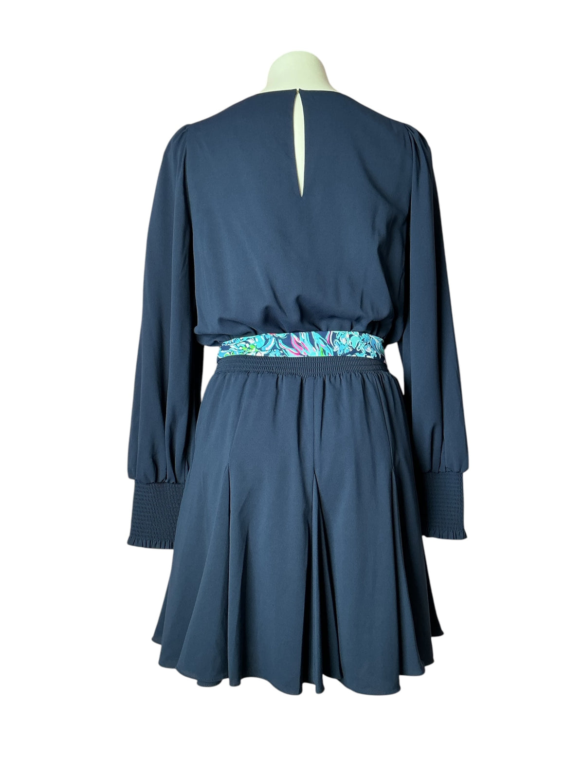 Lilly Pulitzer Lorella Stretch Dress True Navy - Size 10