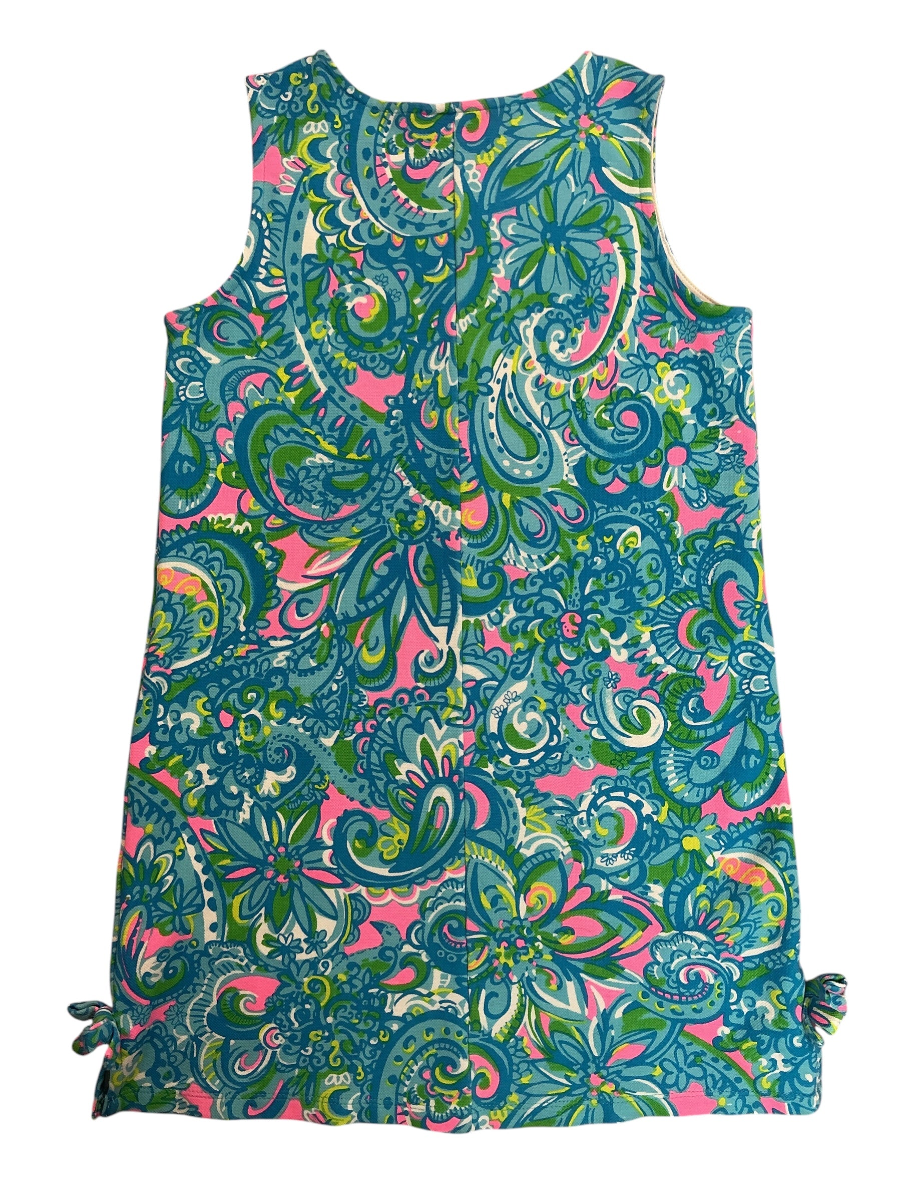 Lilly Pulitzer Kids Girls Little Lilly Knit Shift Dress Dream Team - Size XL 12-14