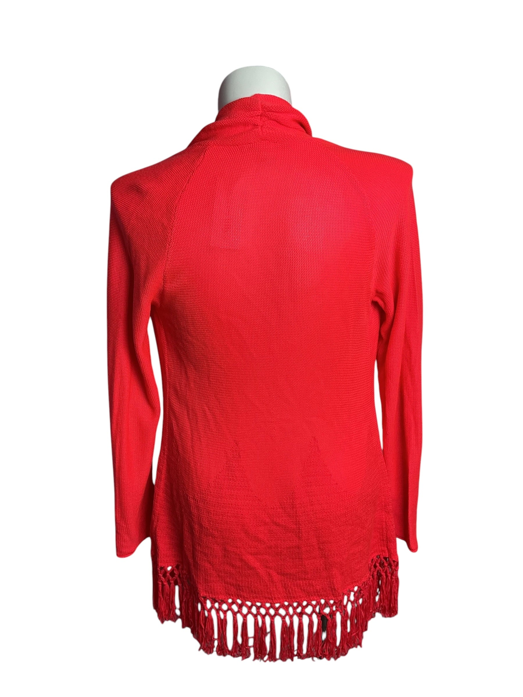 Lilly Pulitzer- Tatum Open Cardigan Spicy Coral Size M