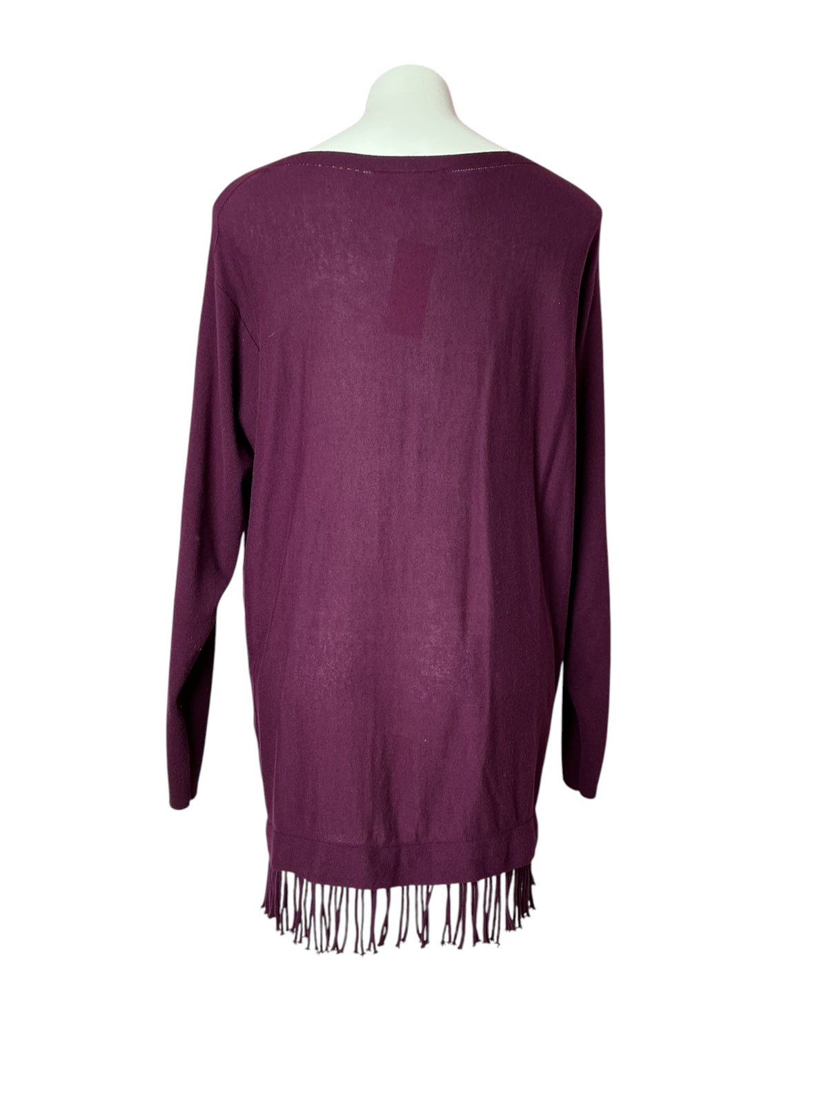 Lilly Pulitzer Glenda Sweater Cabernet Berry - Size XL