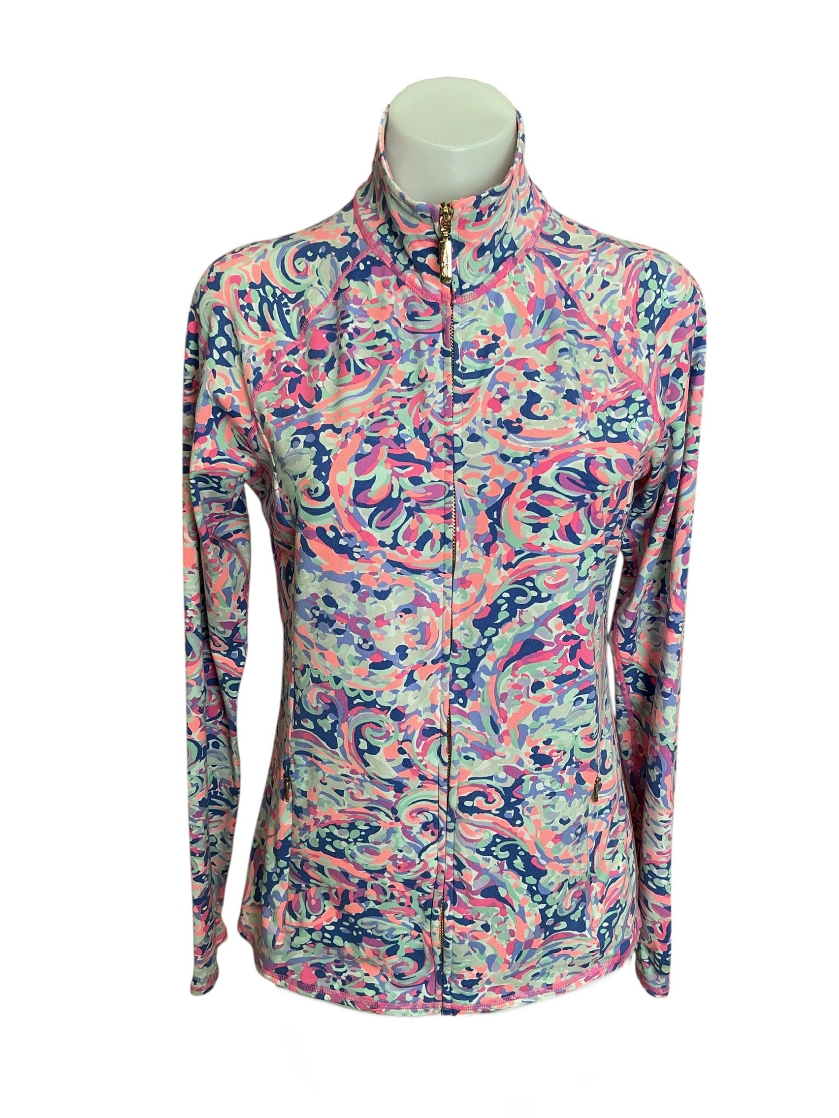 Lilly Pulitzer Luxletic UPF 50+ Serena Jacket La Playa - Size M