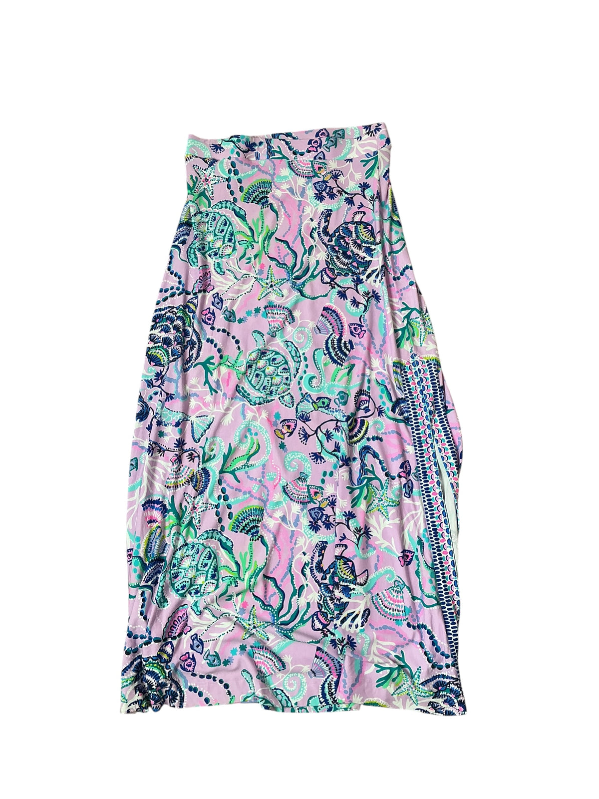 Lilly Pulitzer Adea Maxi Skirt Lilac Freesia Mermaid for You - Size L