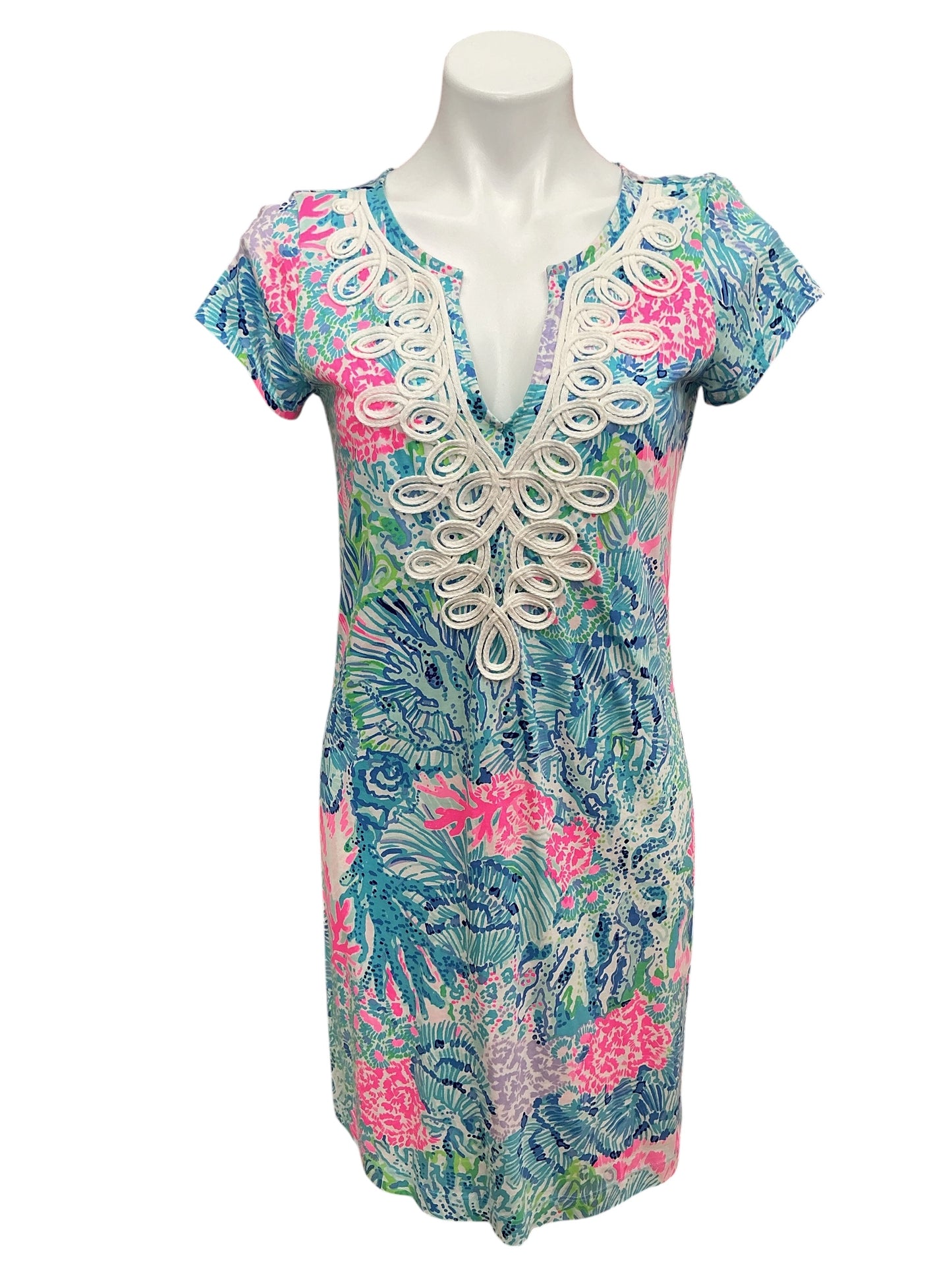 Lilly Pulitzer Brewster T-Shirt Dress Sink Or Swim - Size M