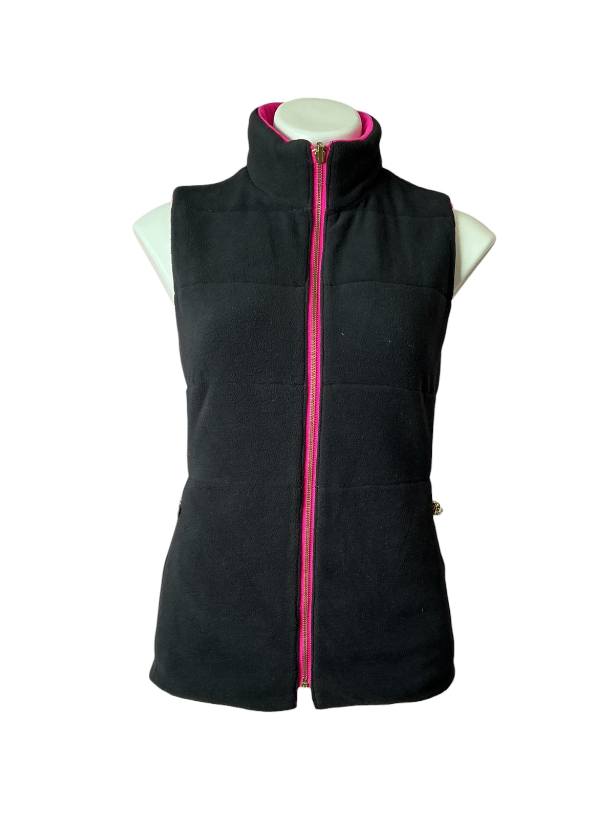 Lilly Pulitzer NWT Brooklee Reversible Vest Bougainvillea Pink - Size S