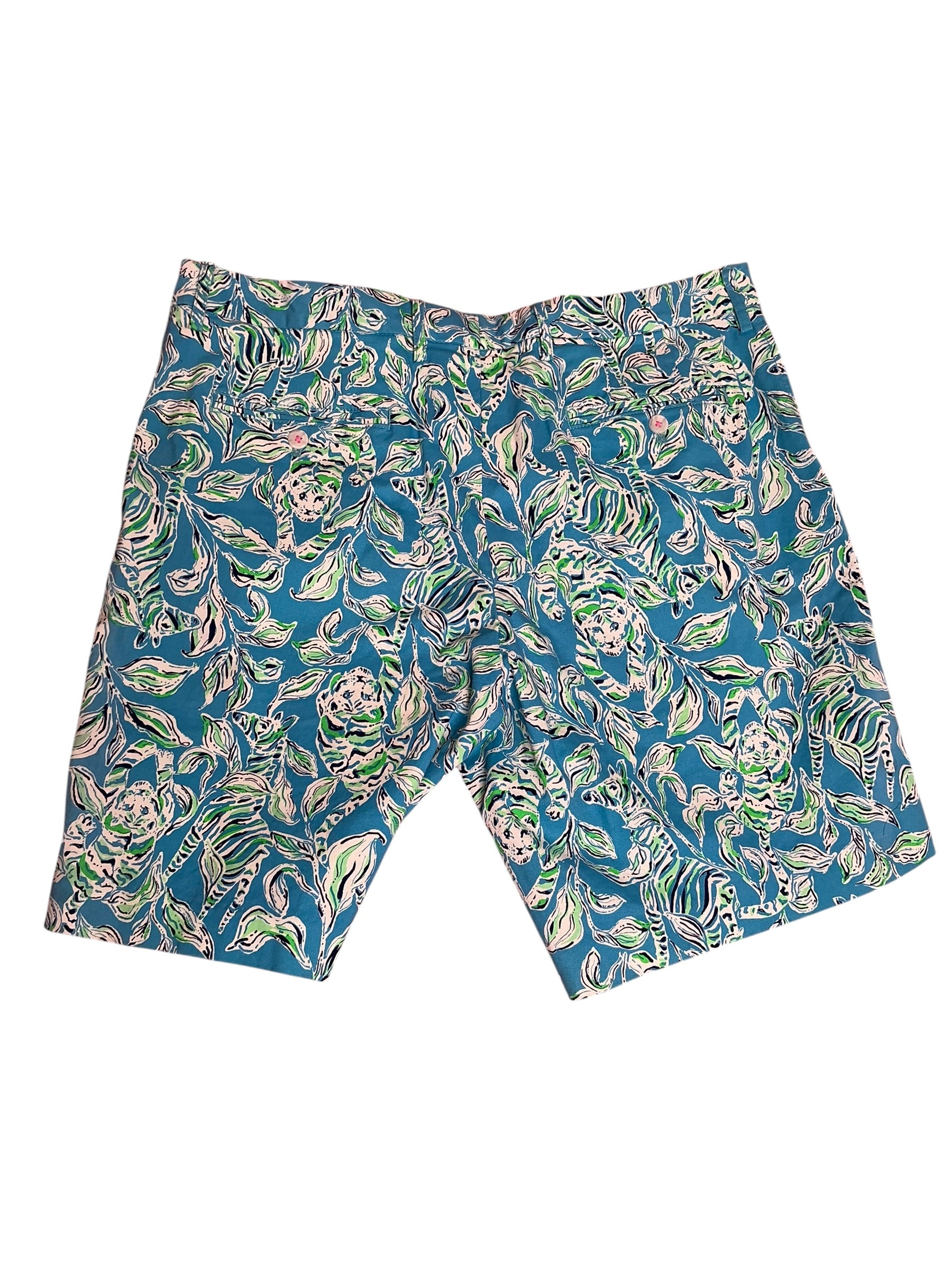 Lilly Pulitzer NWT Men’s Beaumont Stretch Turquoise Oasis Outta Line - Size 36R