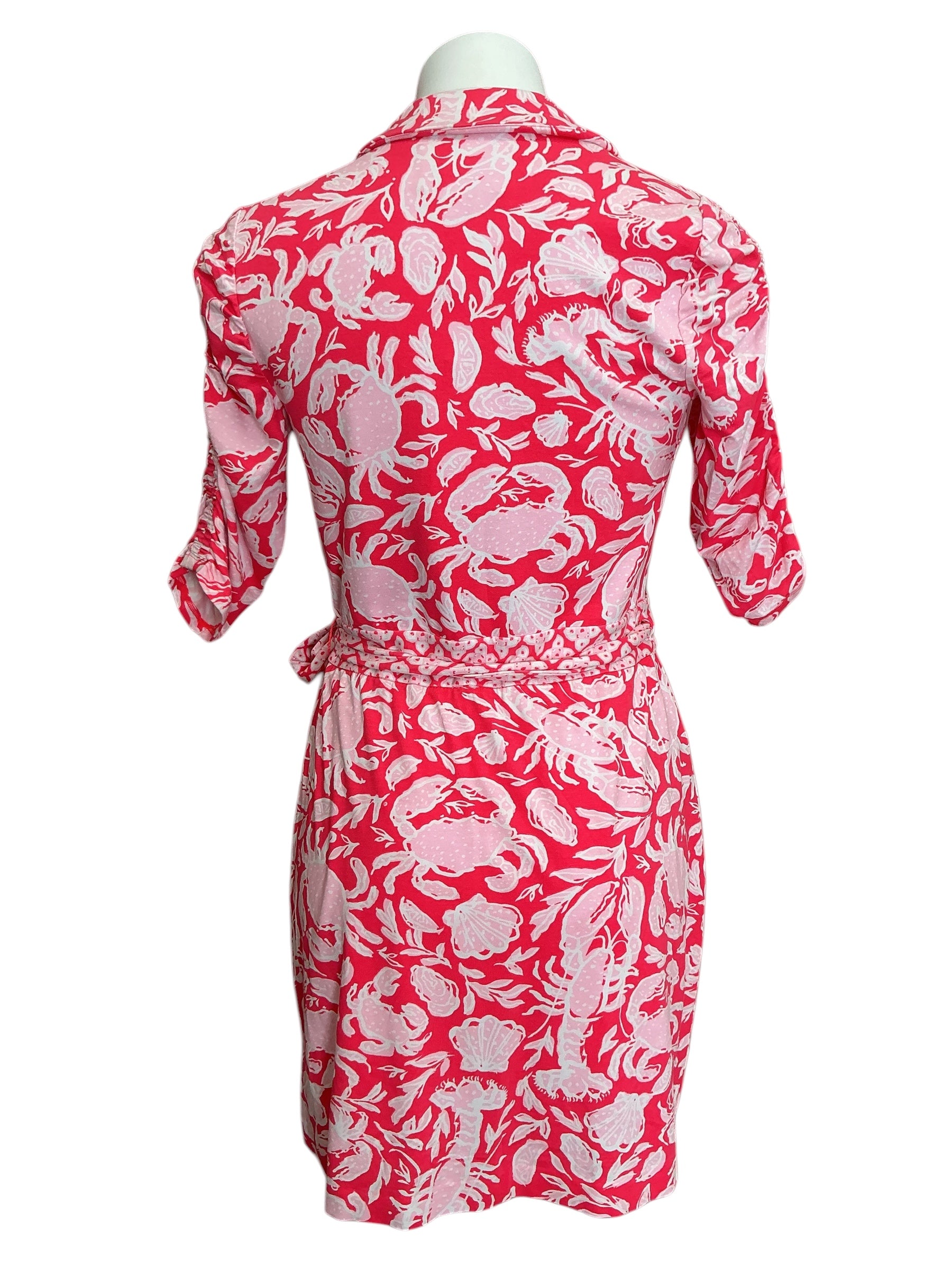 Lilly Pulitzer NWT Ibby Skirted Romper Cane Coral Crab Collab Engineered - Size S