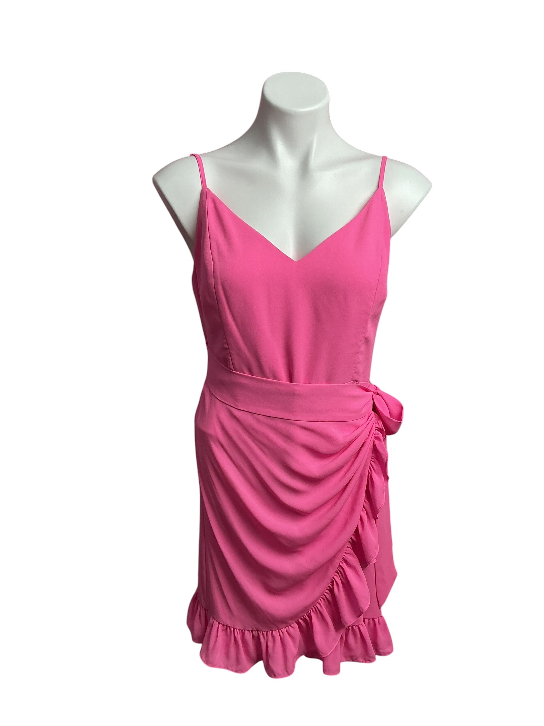 Lilly Pulitzer- Alisa Lileeze Wrap Dress Aura Pink Size 10