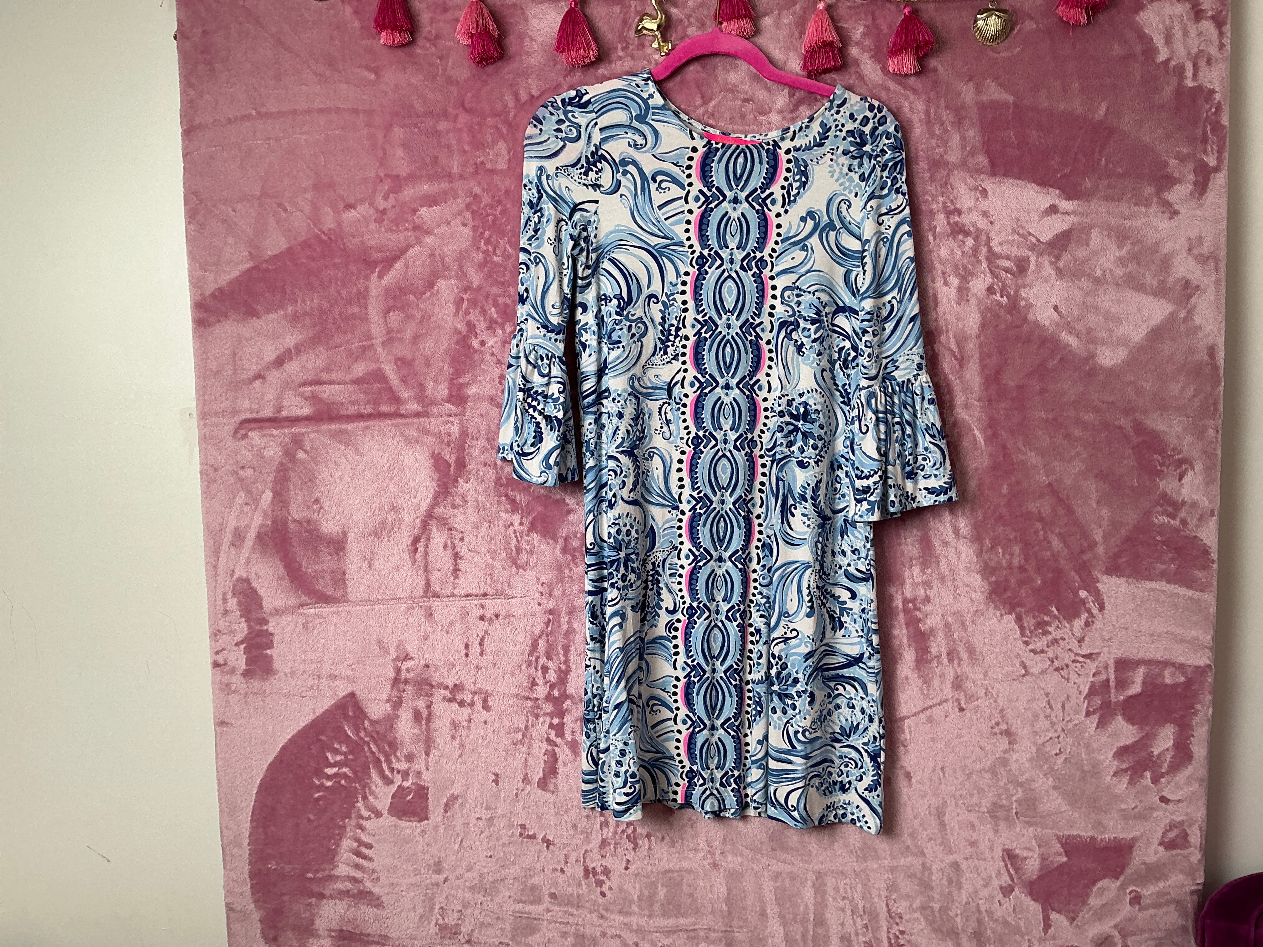Lilly Pulitzer Ophelia Dress - Resort White Don't Be Jelly  - Size XS