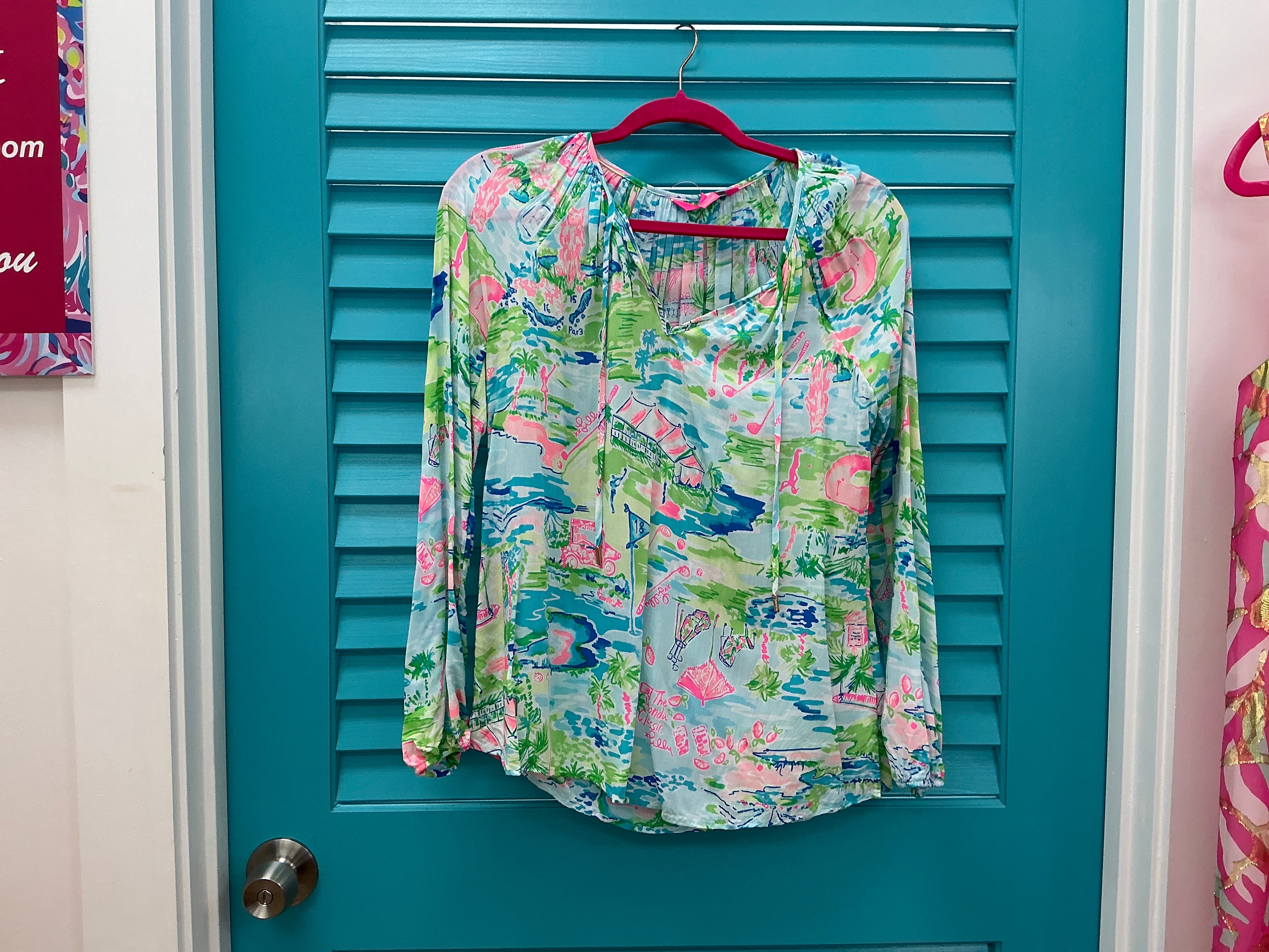 Lilly Pulitzer Long Sleeve Top - Size XS