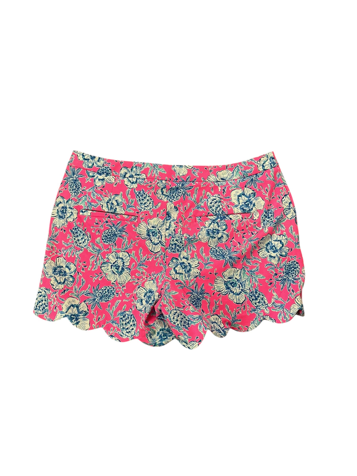 Lilly Pulitzer NWT Buttercup Mid Rise Shorts Roxie Pink Wave NWT Sea - Size 16