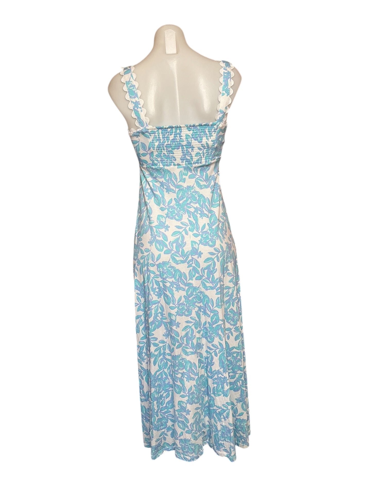Lilly Pulitzer Dwyer Midi Dress - Jacaranda Blue Simply The Zest - Size XS