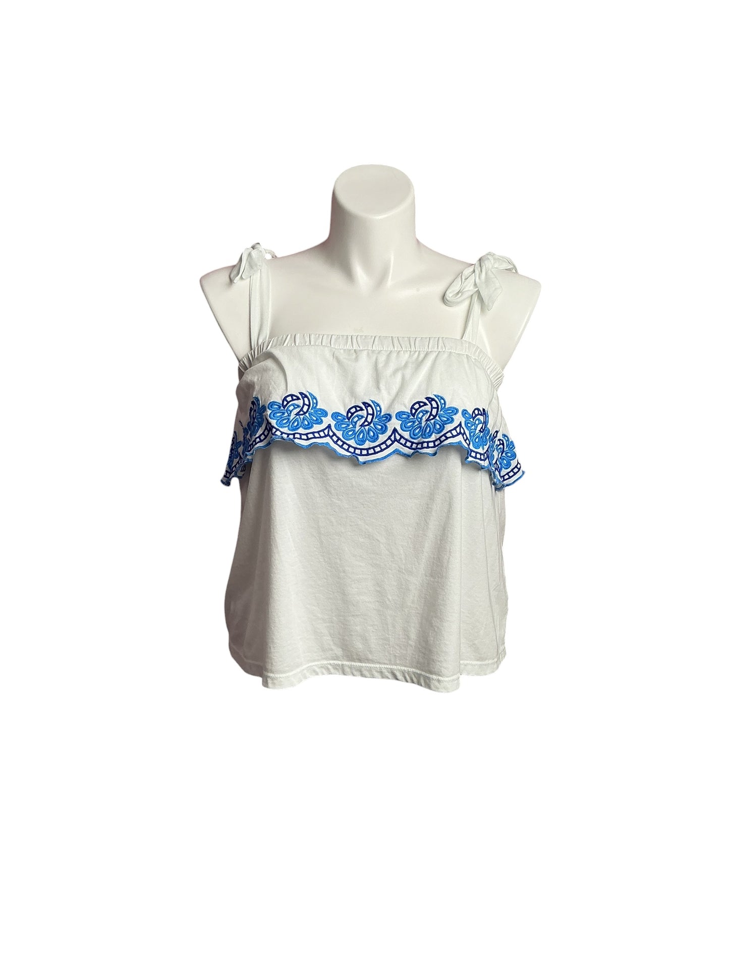 Lilly Pulitzer Benita Top - Resort White - Size M