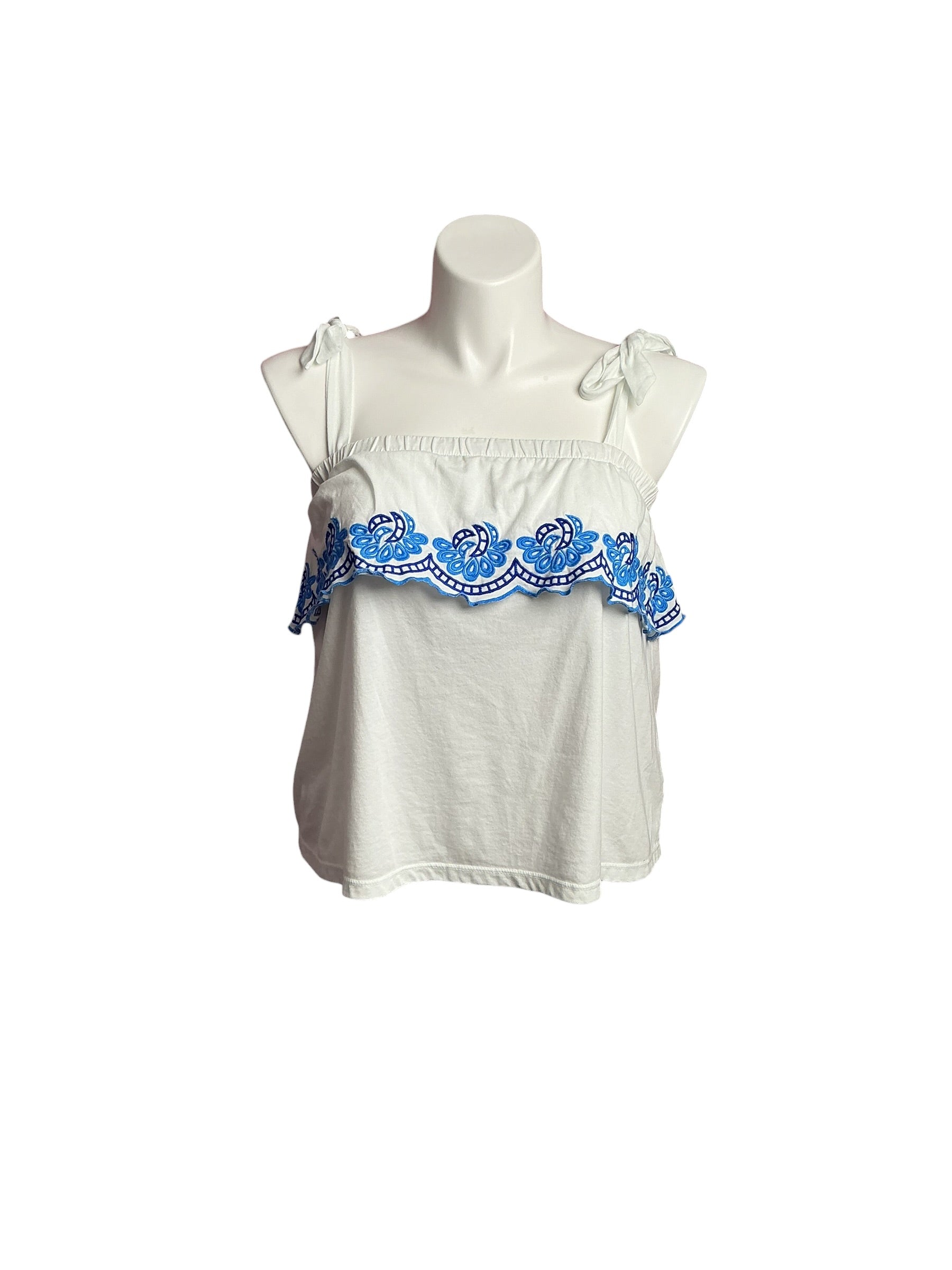 Lilly Pulitzer Benita Top - Resort White - Size M