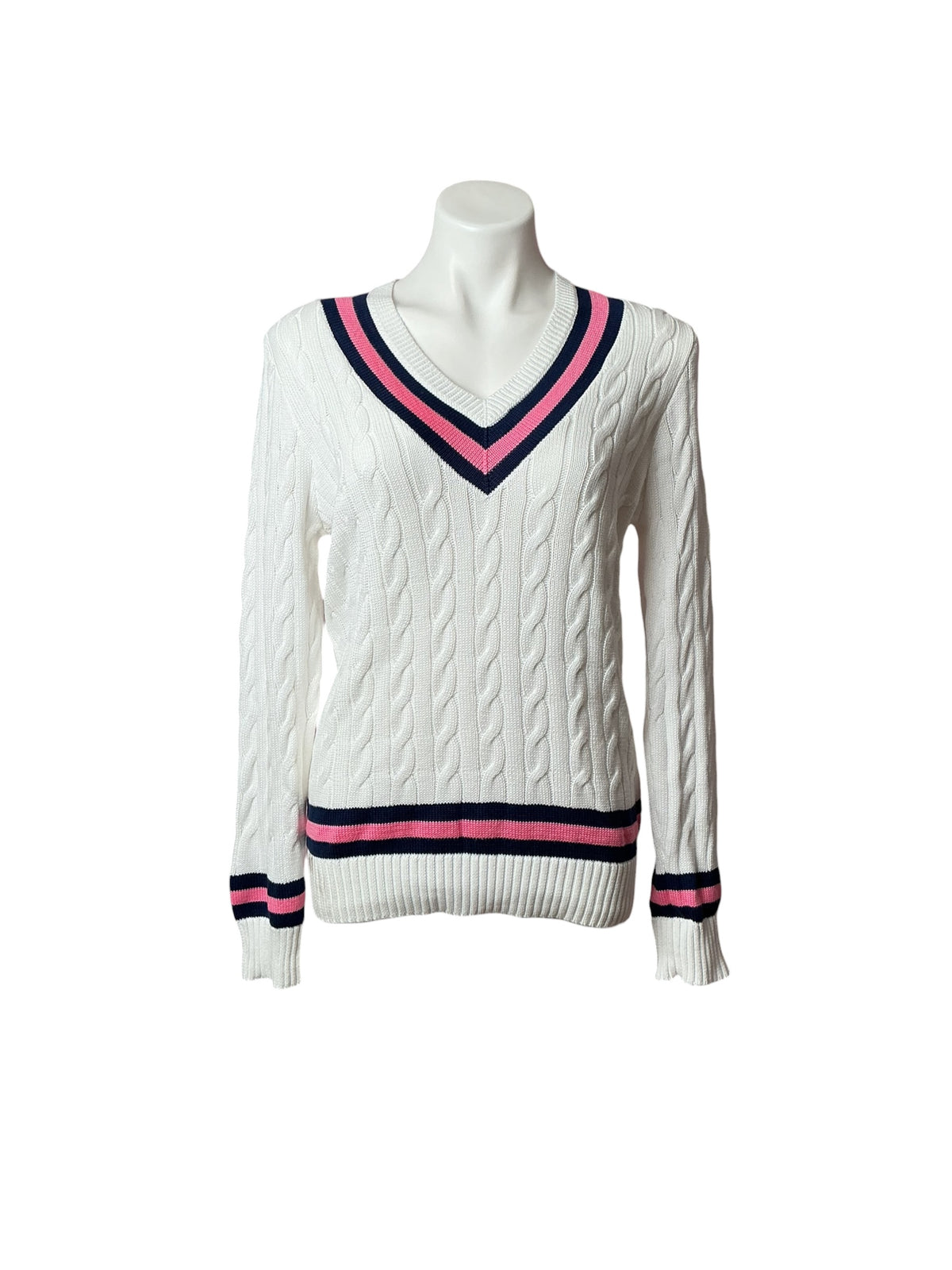 Lilly Pulitzer Brockton Sweater Resort White - Size S