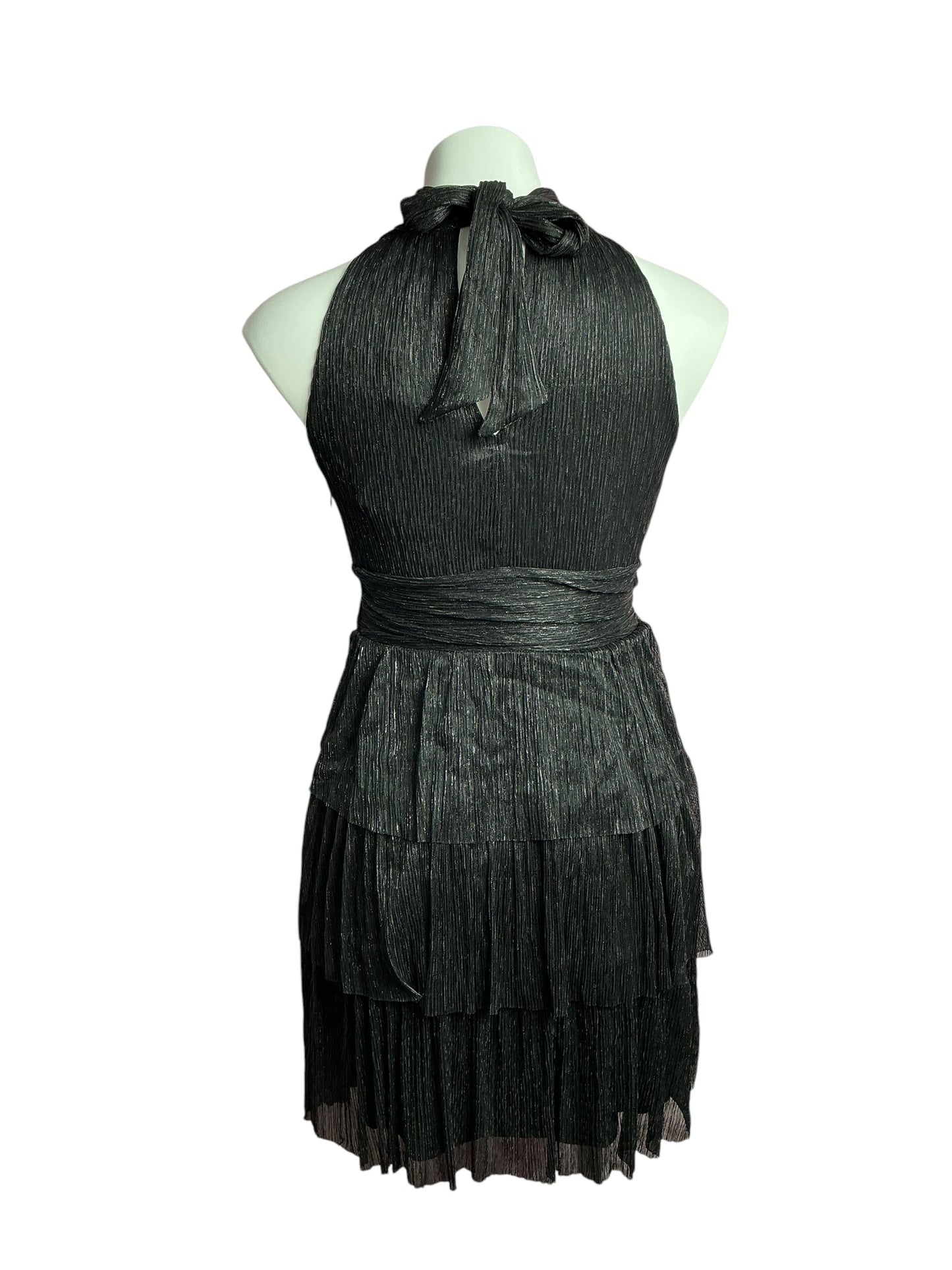 Lilly Pulitzer- NWT Wyn Dress Noir Metallic Knit Crinkle Size 0