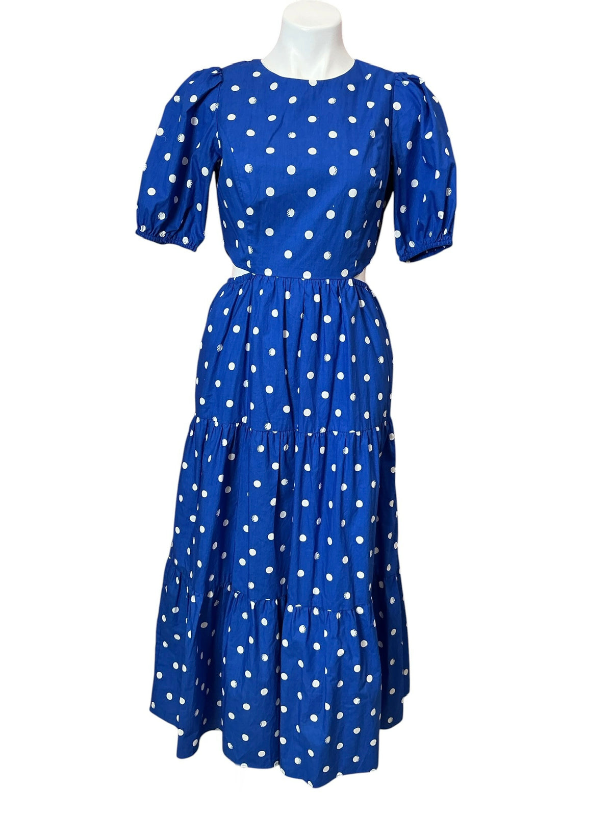 Lilly Pulitzer Lysa Cotton Midi Dress Blue Grotto Hotter Spot - Size 2