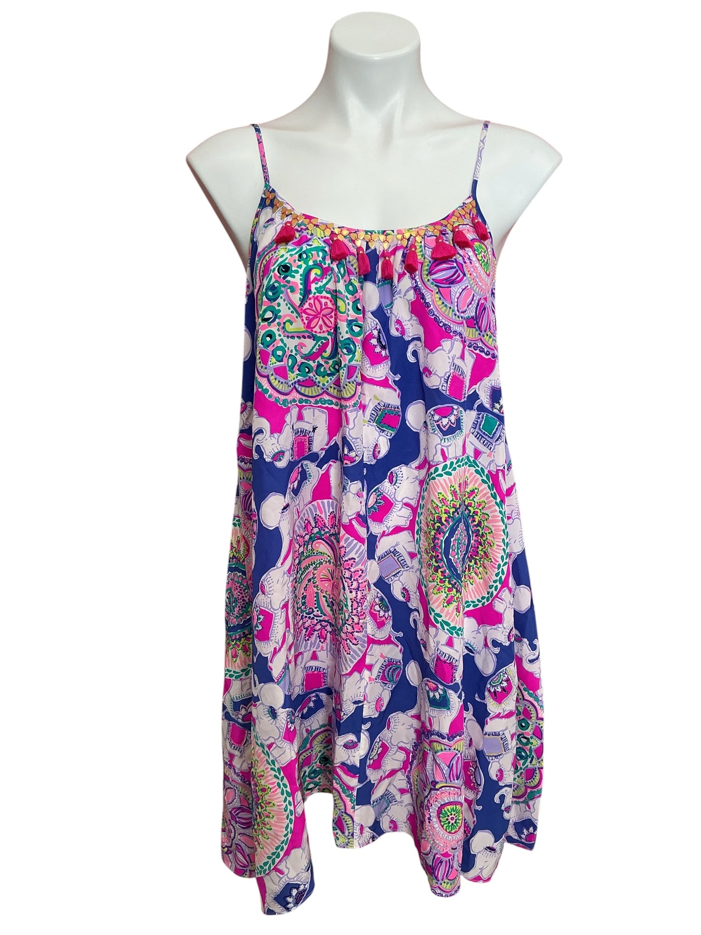 Lilly Pulitzer Rooney Dress Play That Trunky Music - Size S