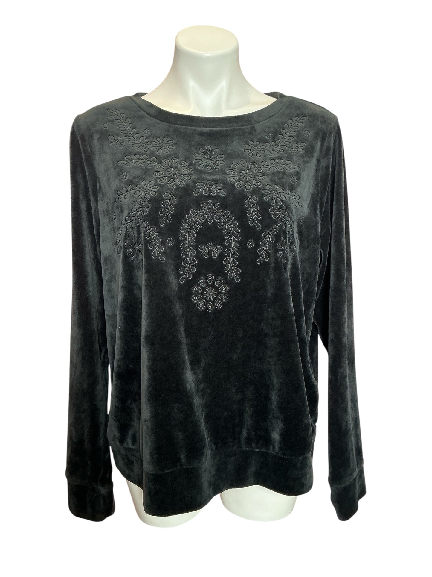 Lilly Pulitzer Rami Velour Jacket Black Onyx - Size XL