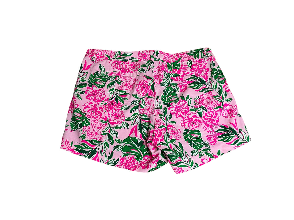 Lilly Pulitzer Callahan 5" Stretch Short Conch Shell Pink Koala La La - Size 8