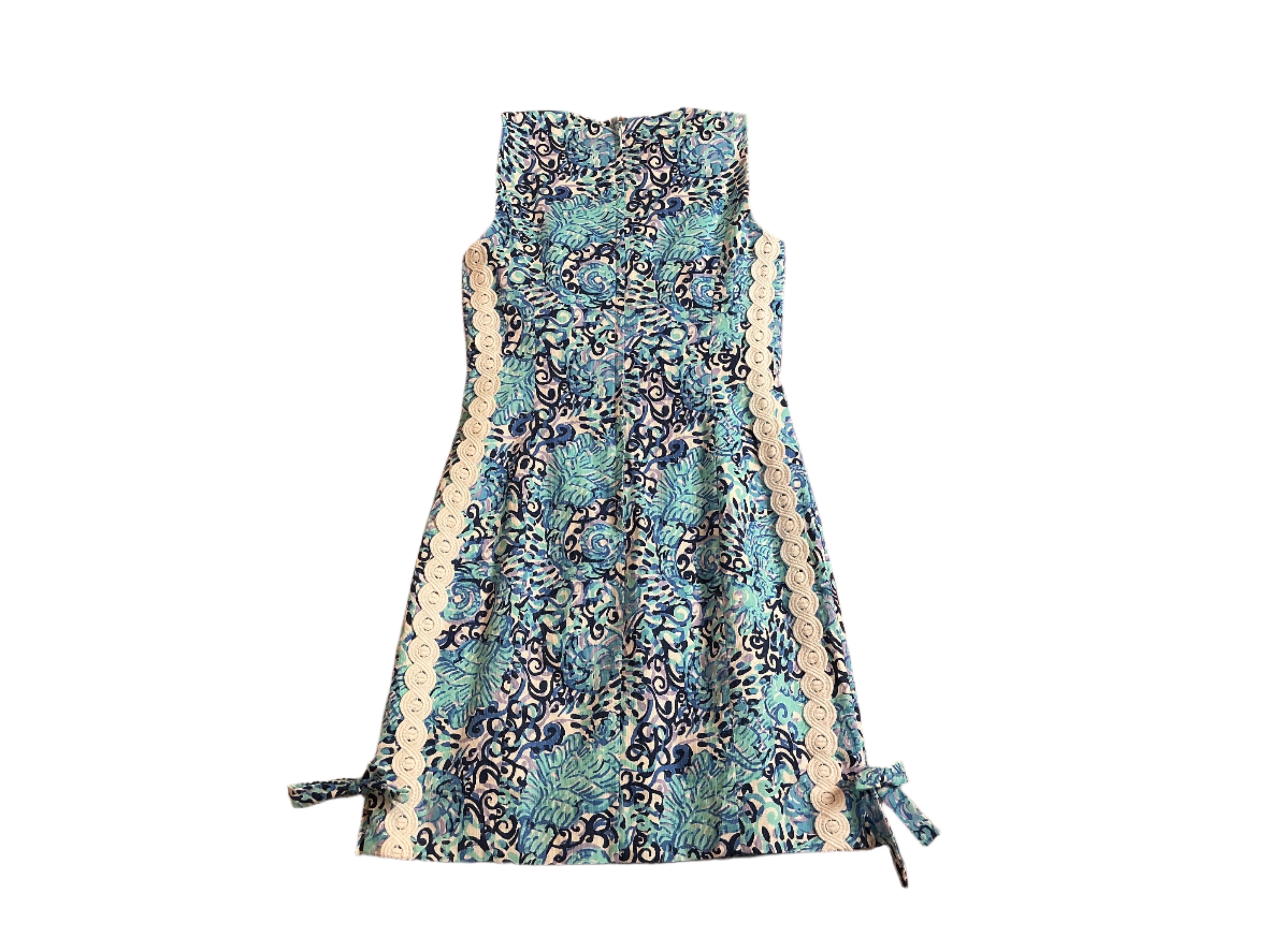 Lilly Pulitzer NWT Mila Stretch Shift Light Aqua Spritz - Size 00