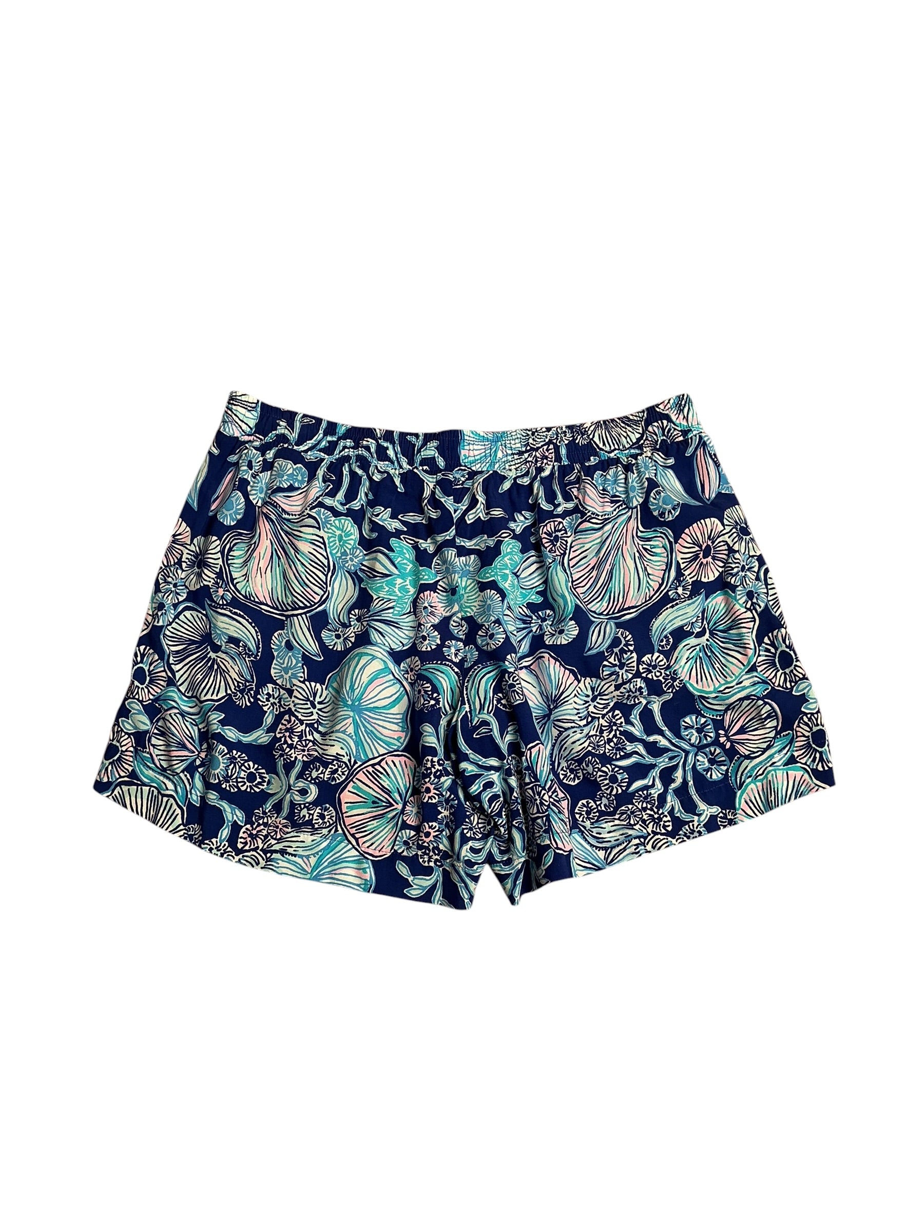 Lilly Pulitzer- NWT Katia Short Lapiz Lazuli Your Biggest Fan Allover Size S