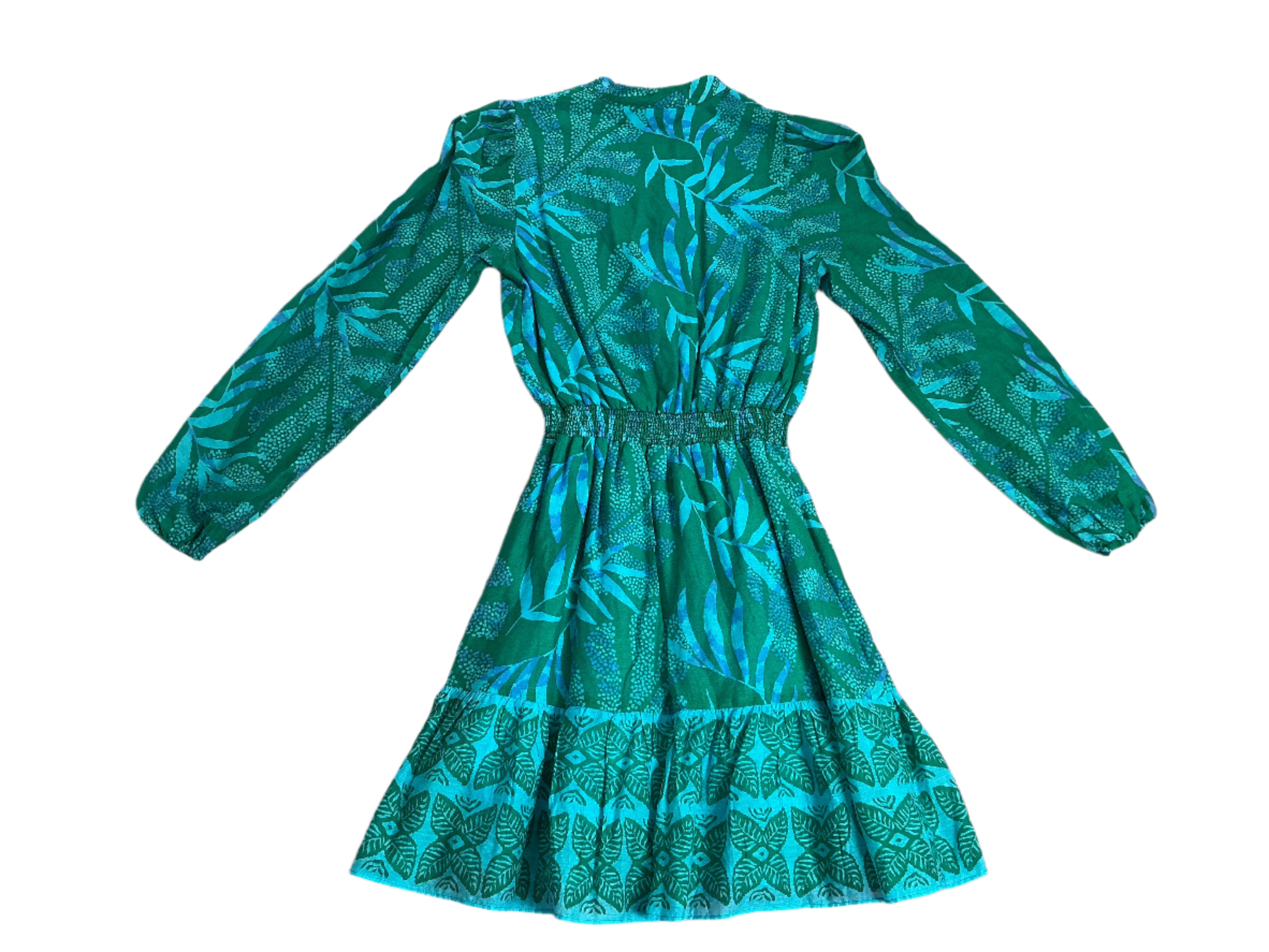 Lilly Pulitzer Axton Dress - Fiddle Leaf Green Its A Jungle Out There - Size 00