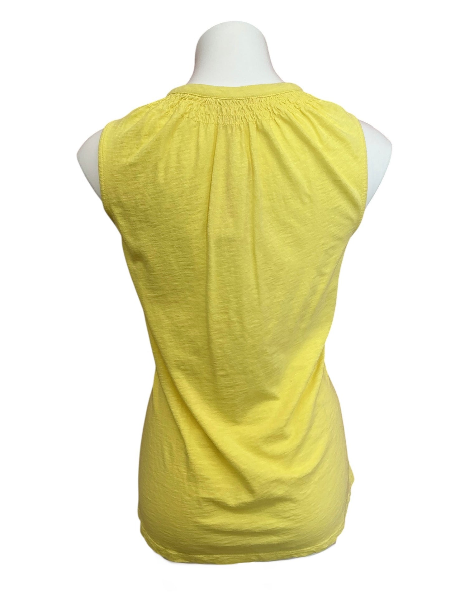 Lilly Pulitzer Essie Tunic Tank Top Watch Hill Yellow - Size XL