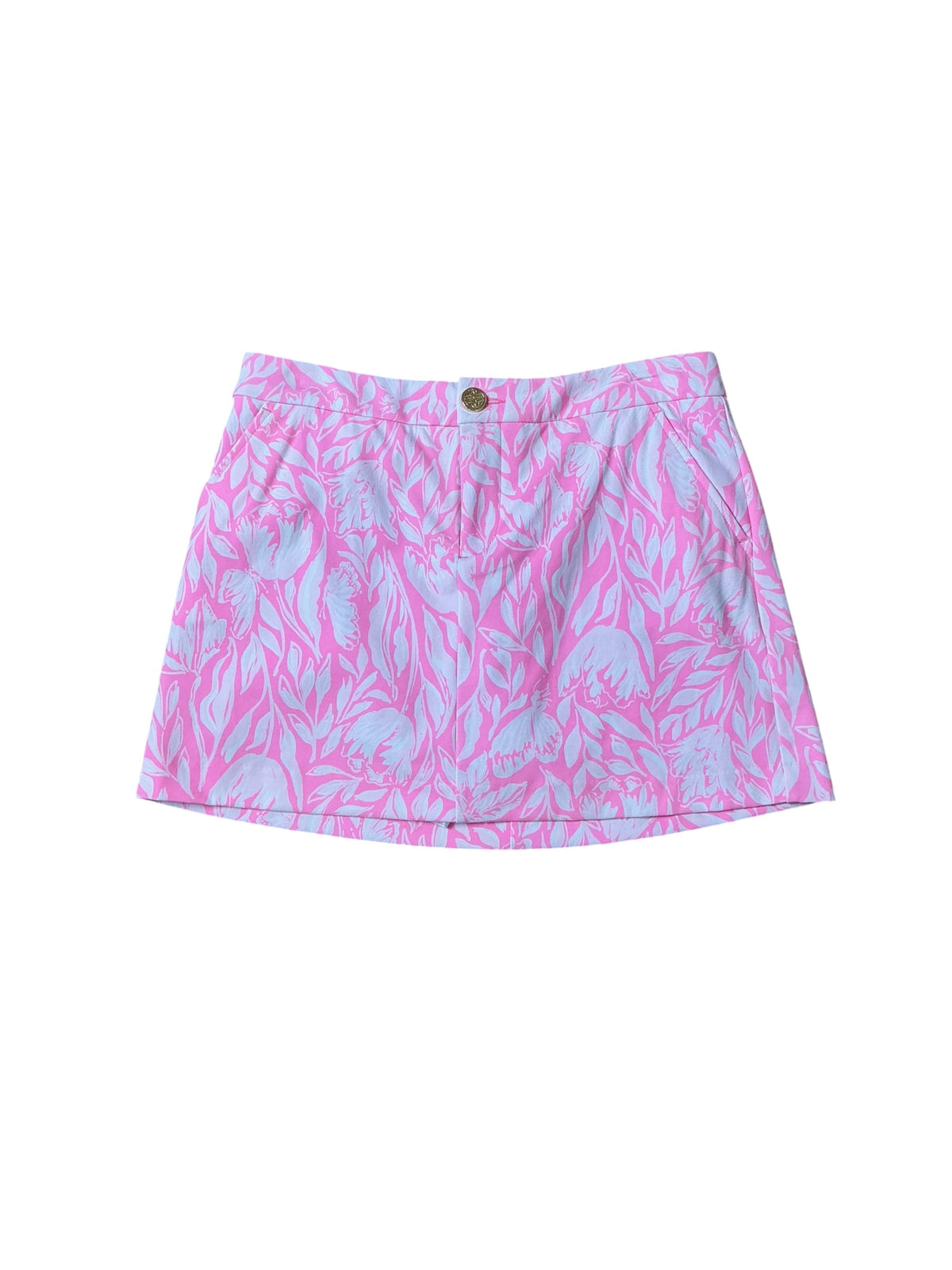 Lilly Pulitzer Colette Knit Skort Rousseau Pink Tulip to Tango - Size 2
