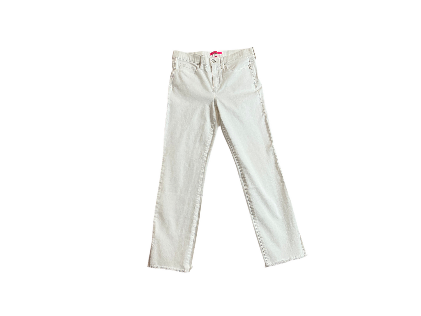 Lilly Pulitzer NWT - Nolynn High Rise Slim - Resort White - Size 8