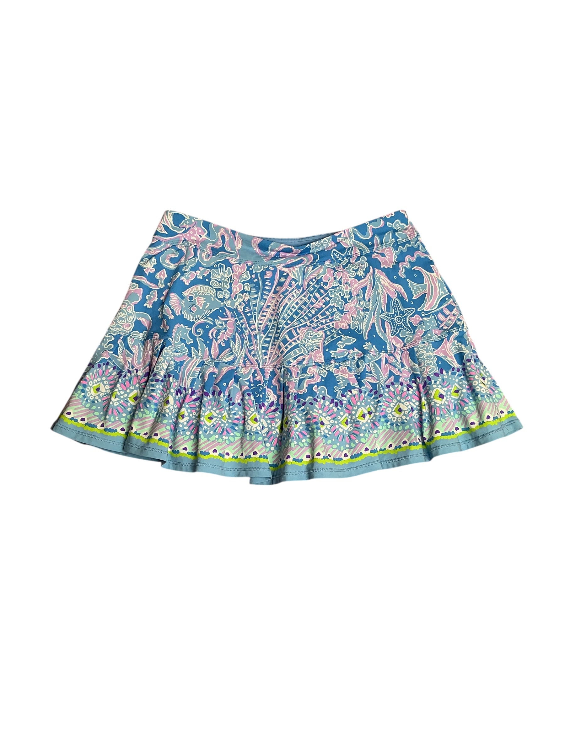 Lilly Pulitzer- NWT Taye Skort UPF 50+ Boca Blue Sea What I Sea Size S