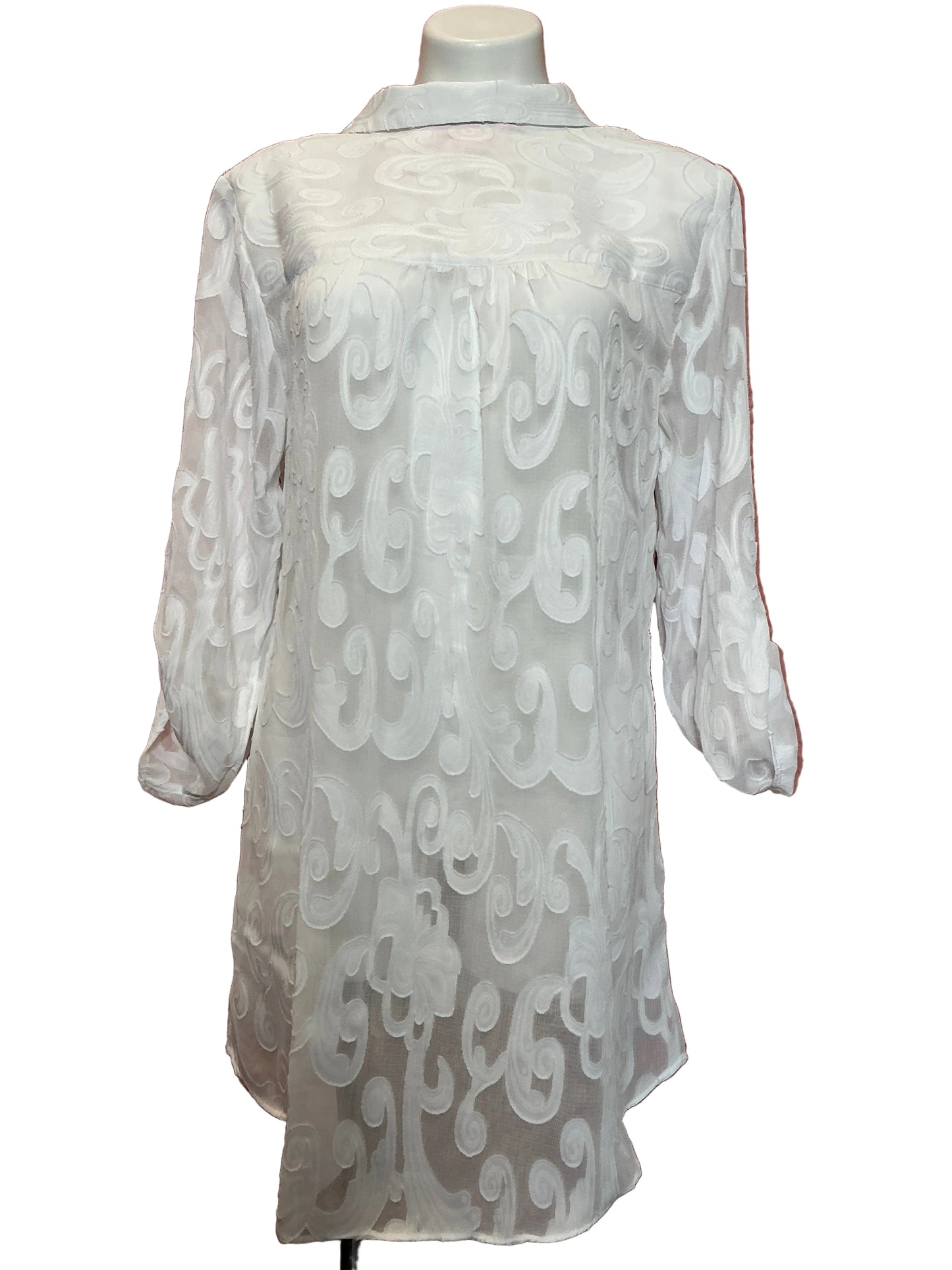 Lilly Pulitzer Natalie Tunic Cover Up Resort White Size M