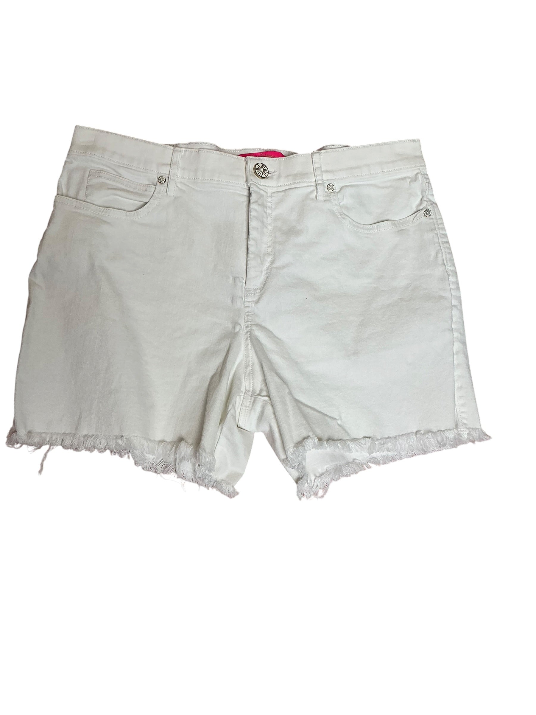 Lilly Pulitzer Jennica High Rise Short Resort White - Size 12