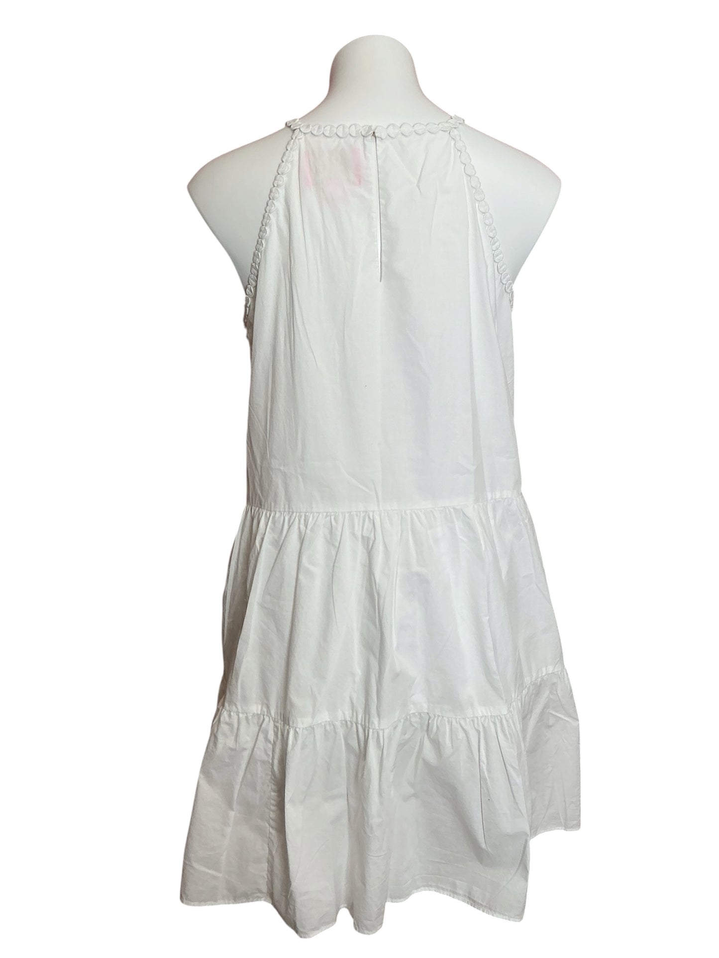 Lilly Pulitzer Britt Cotton Halter Dress Resort White - Size 10