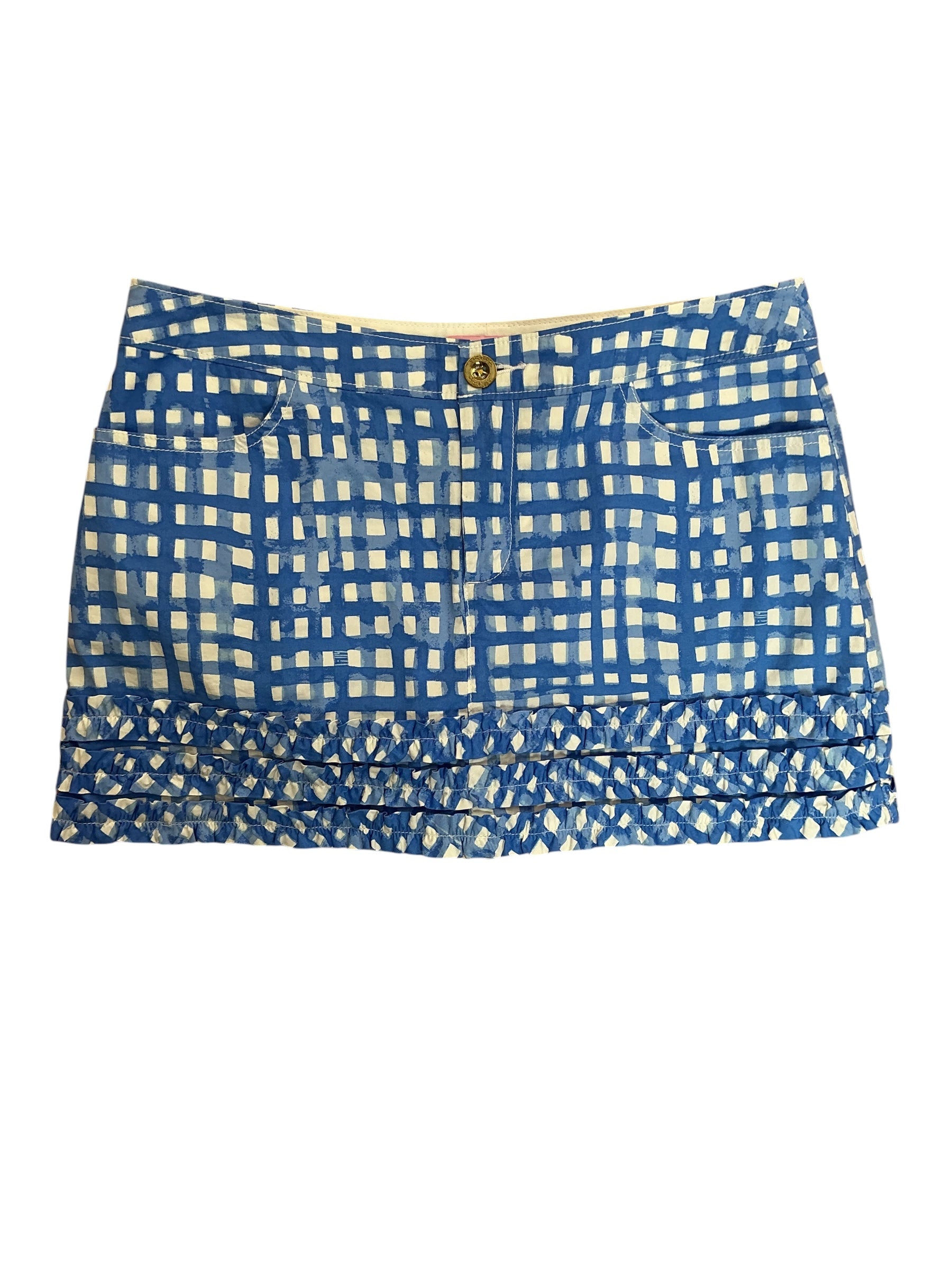 Lilly Pulitzer Lorelei Skort Bennet Blue Feelin Beachy - Size 4