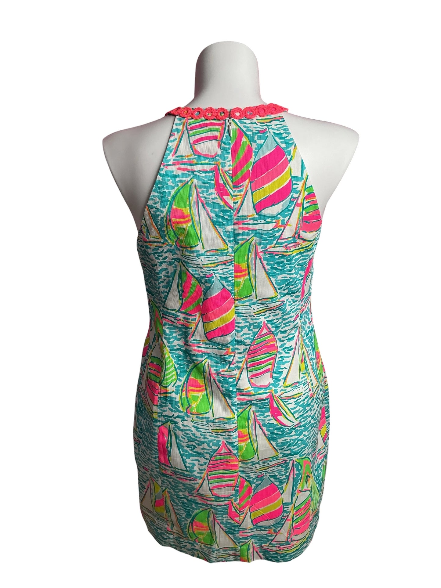 Lilly Pulitzer- NWT Gabby Shift Dress Bennet Blue Salty Seas Size 14