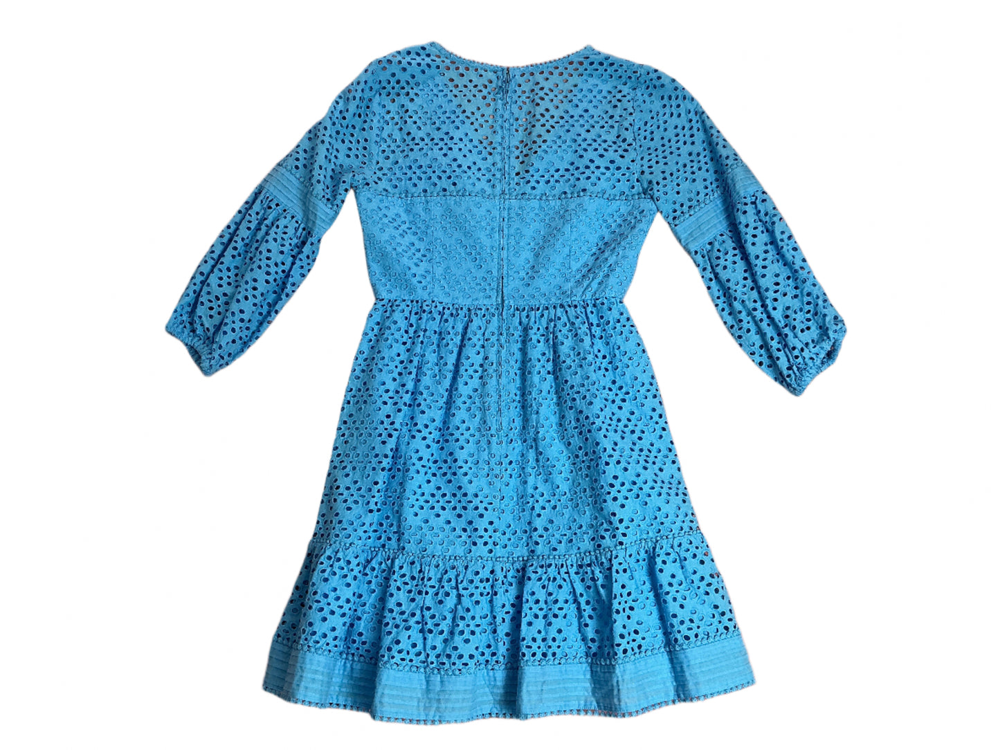 Lilly Pulitzer Lucinda Dress - Zanzibar Blue Tideline Eyelet - Size 2