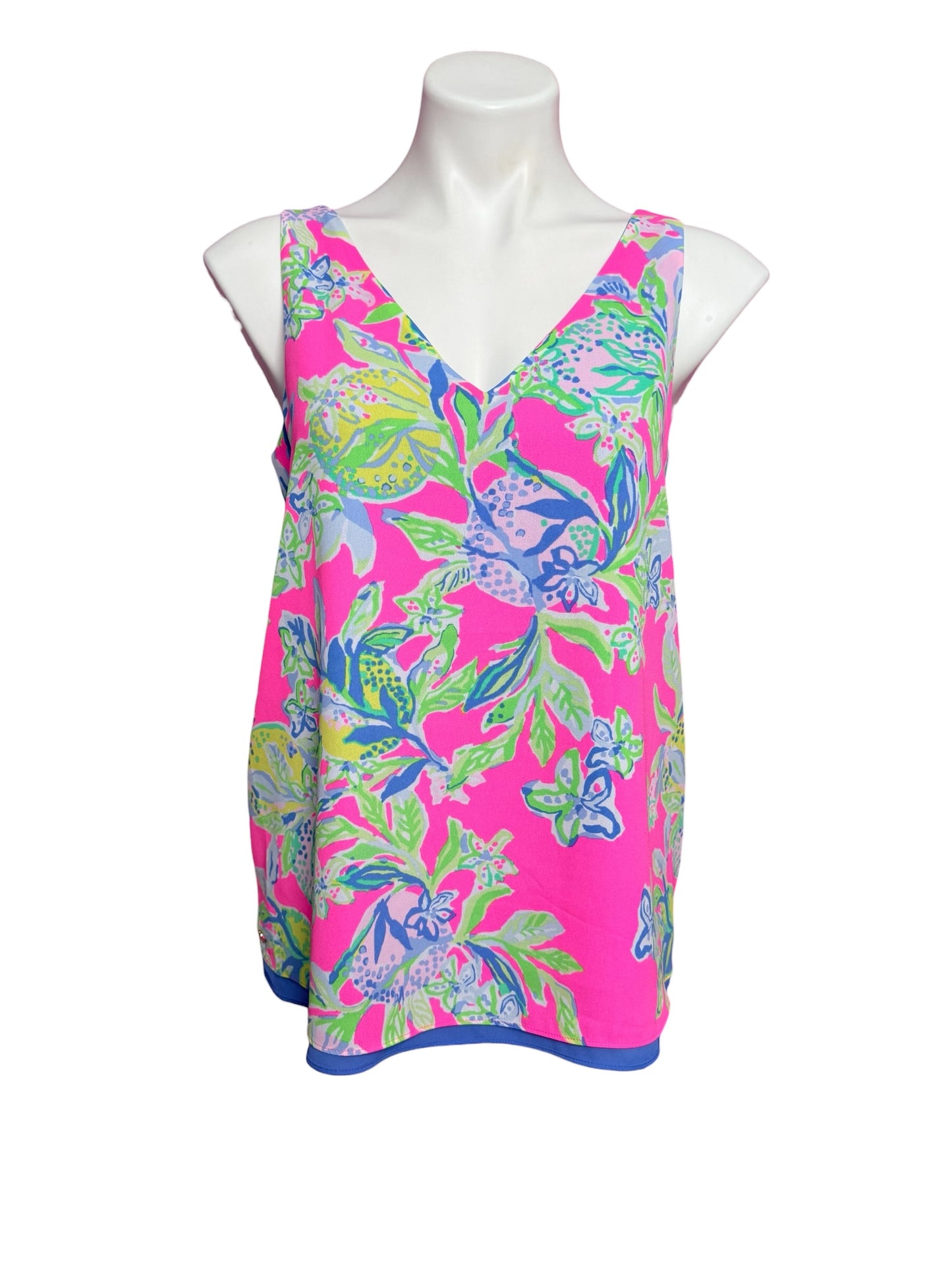 Lilly Pulitzer Florin Reversible Top, Peony For Your Thought Size S