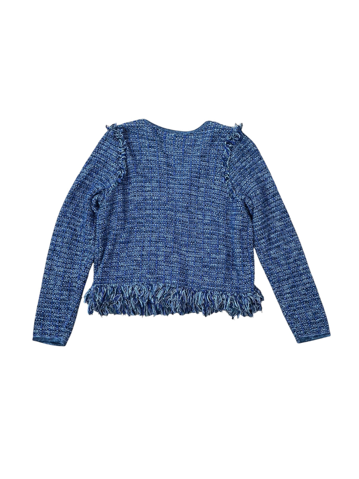 Lilly Pulitzer Simora Cardigan Oyster Bay Navy Exotic Tweed - Size XL
