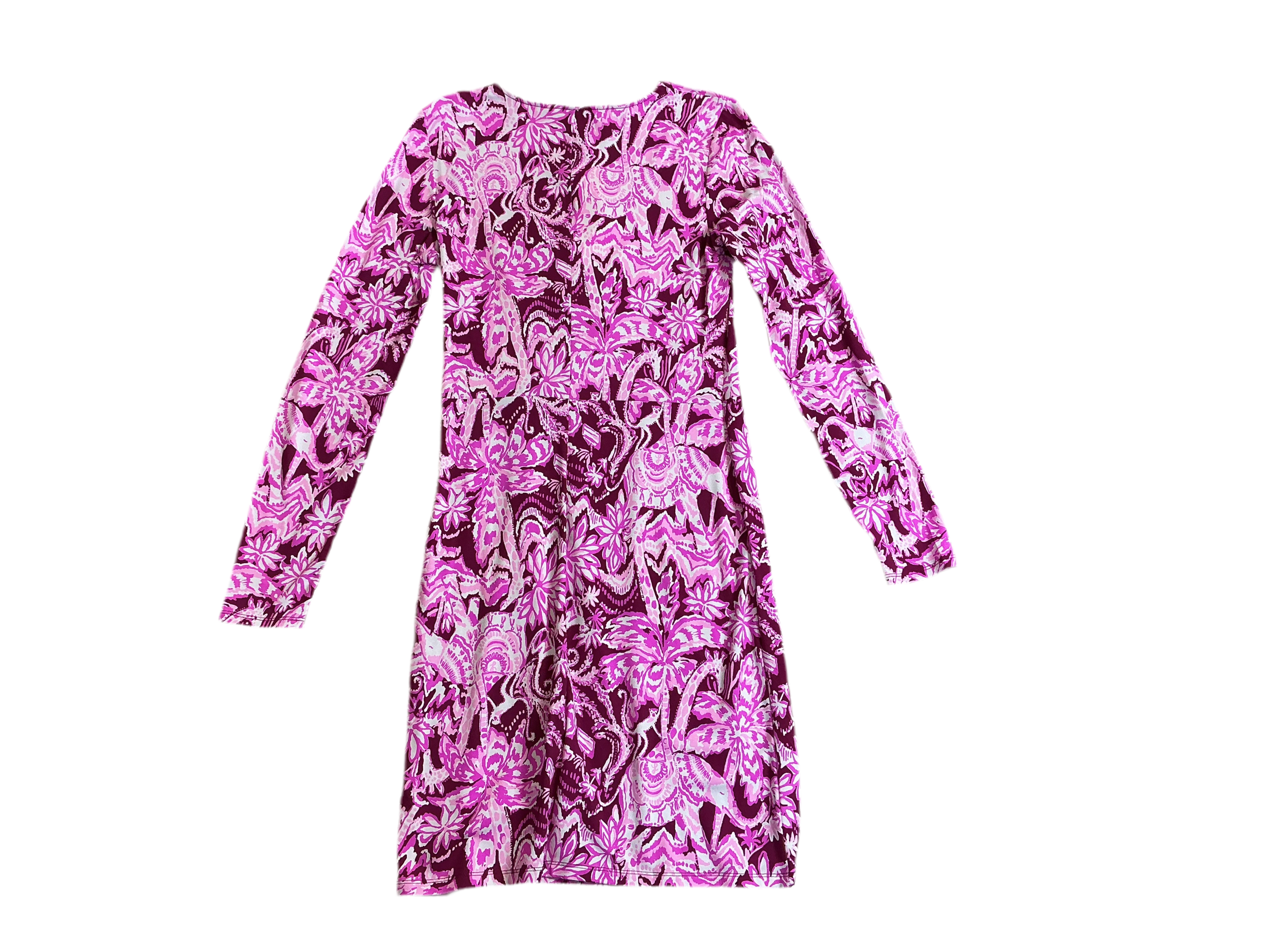 Lilly Pulitzer NWT Lynn Long Sleeve Twist Mulberry Wild Ride - Size S