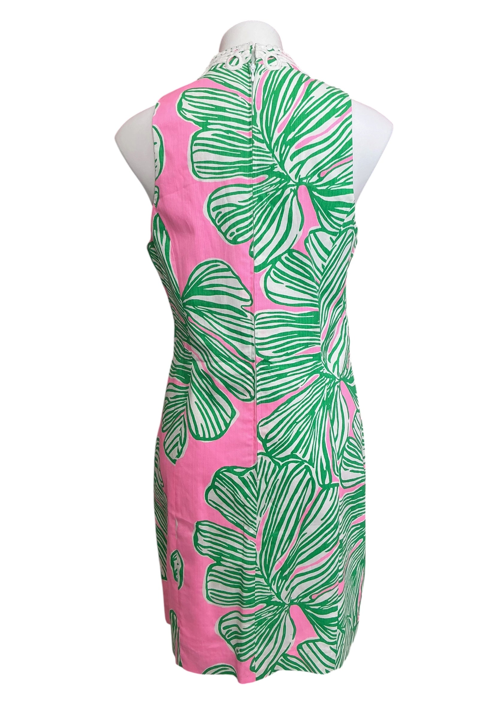 Lilly Pulitzer Alexa Shift Dress Mandevilla Baby Who Let The Fronds Out - Size 12