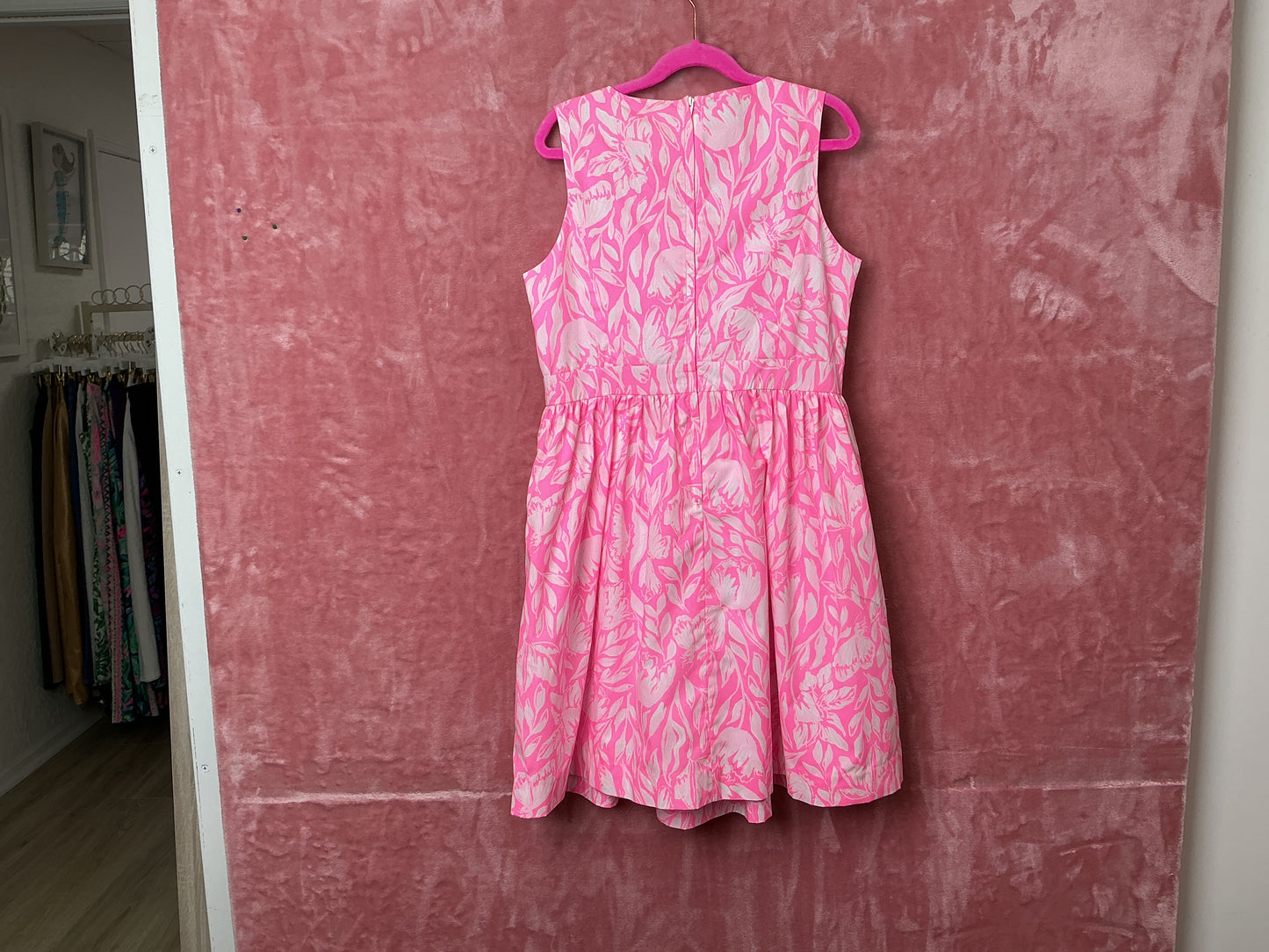 Lilly Pulitzer NWT Suni Dress Rousseau Pink Tulip To Tango - Size 14